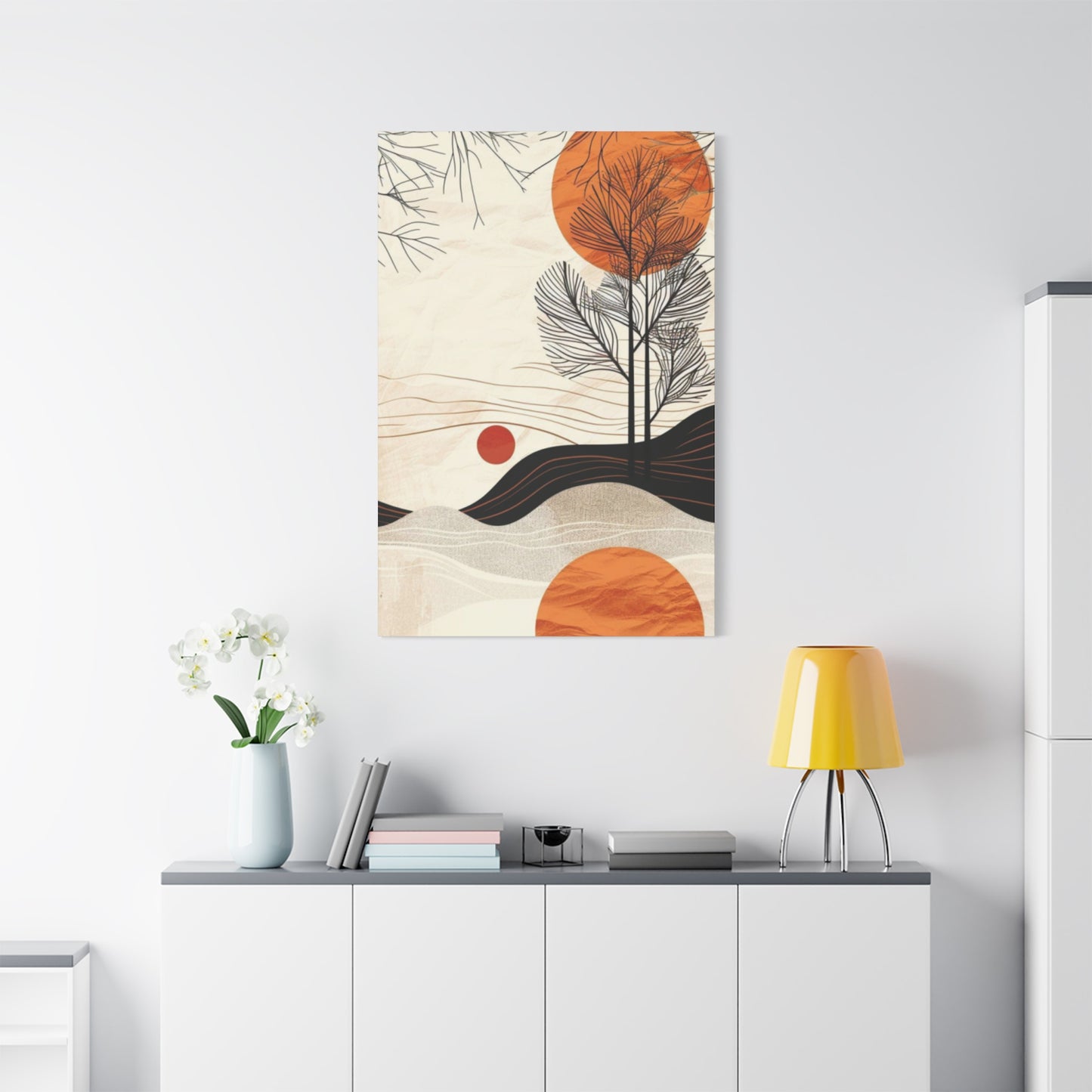 Minimalist Art Nouveau Landscape Modernism Wall Art & Canvas Prints