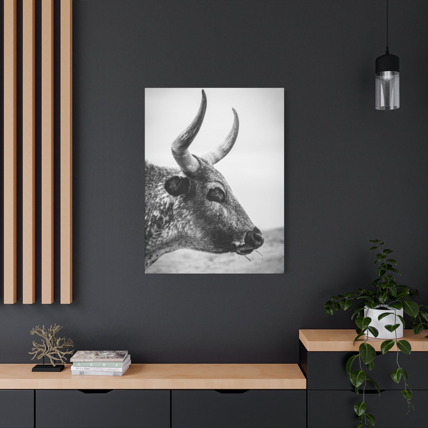 Wild Bull Curvy Longhorn Wall Art & Canvas Prints