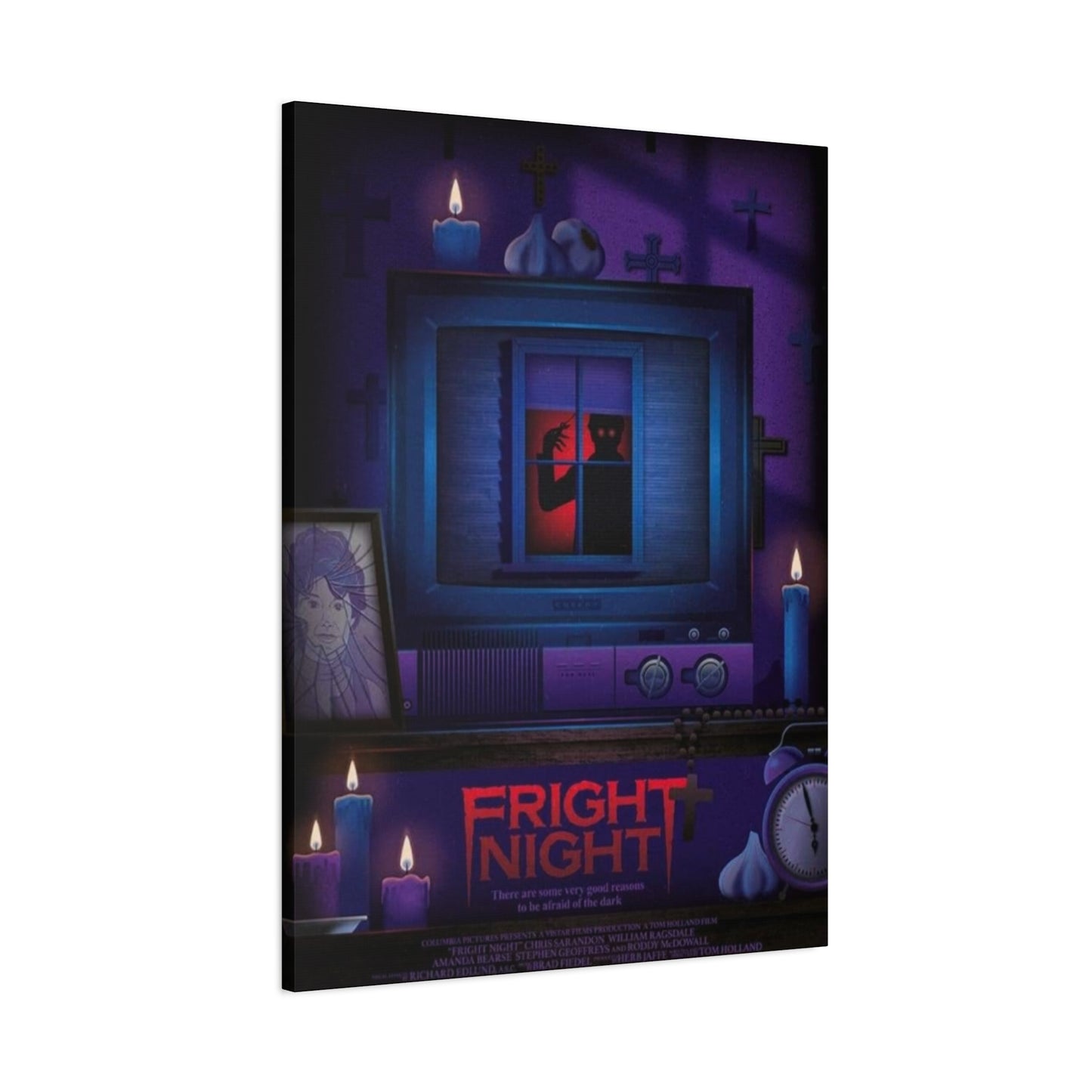 Fright Night Horror Movie Poster Wall Art & Canvas Prints