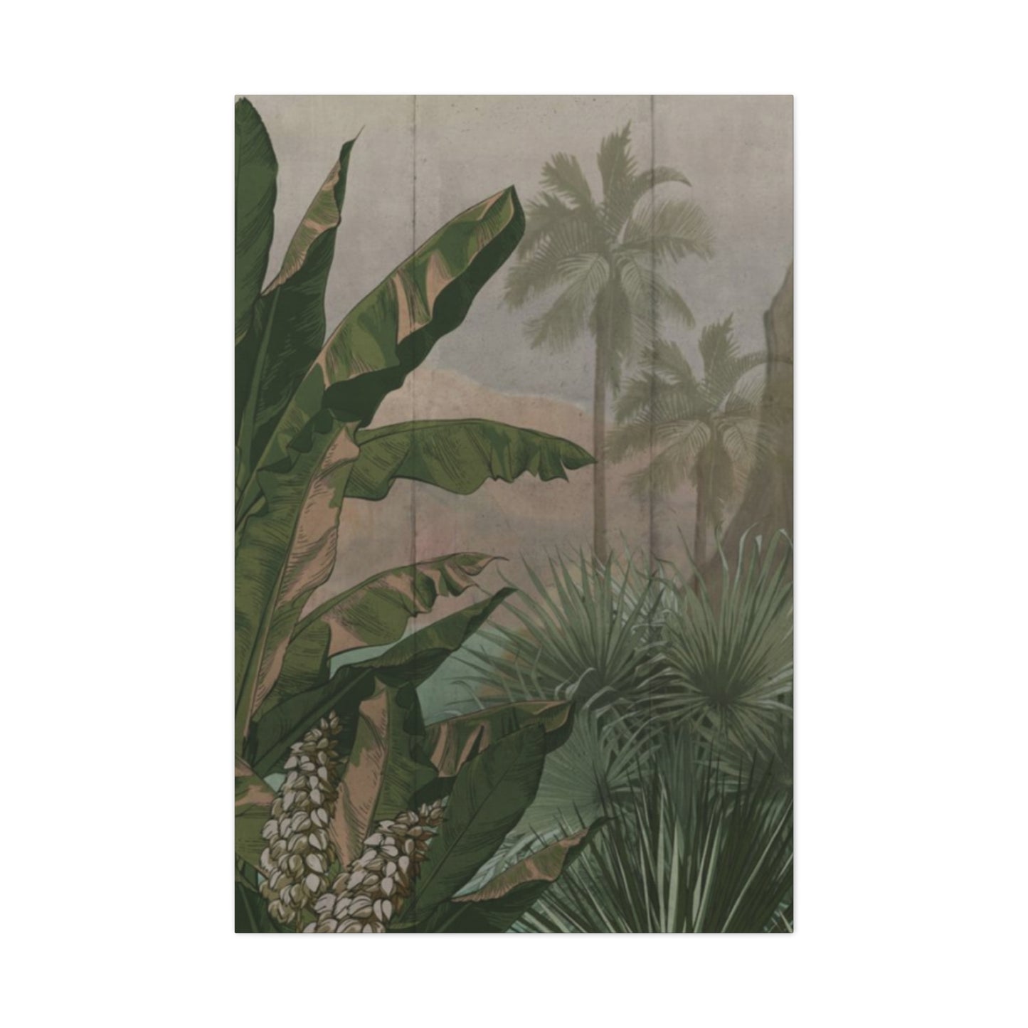 Palm Tree In Wildlife Wall Art & Canvas Prints