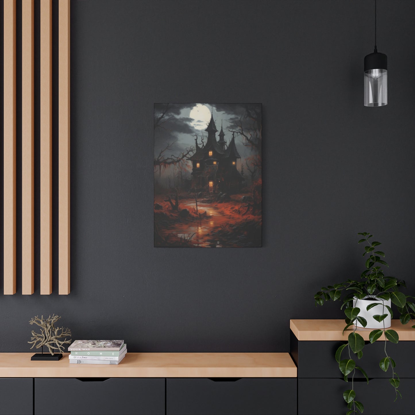 Halloween Home Painting Wall Art & Canvas Prints