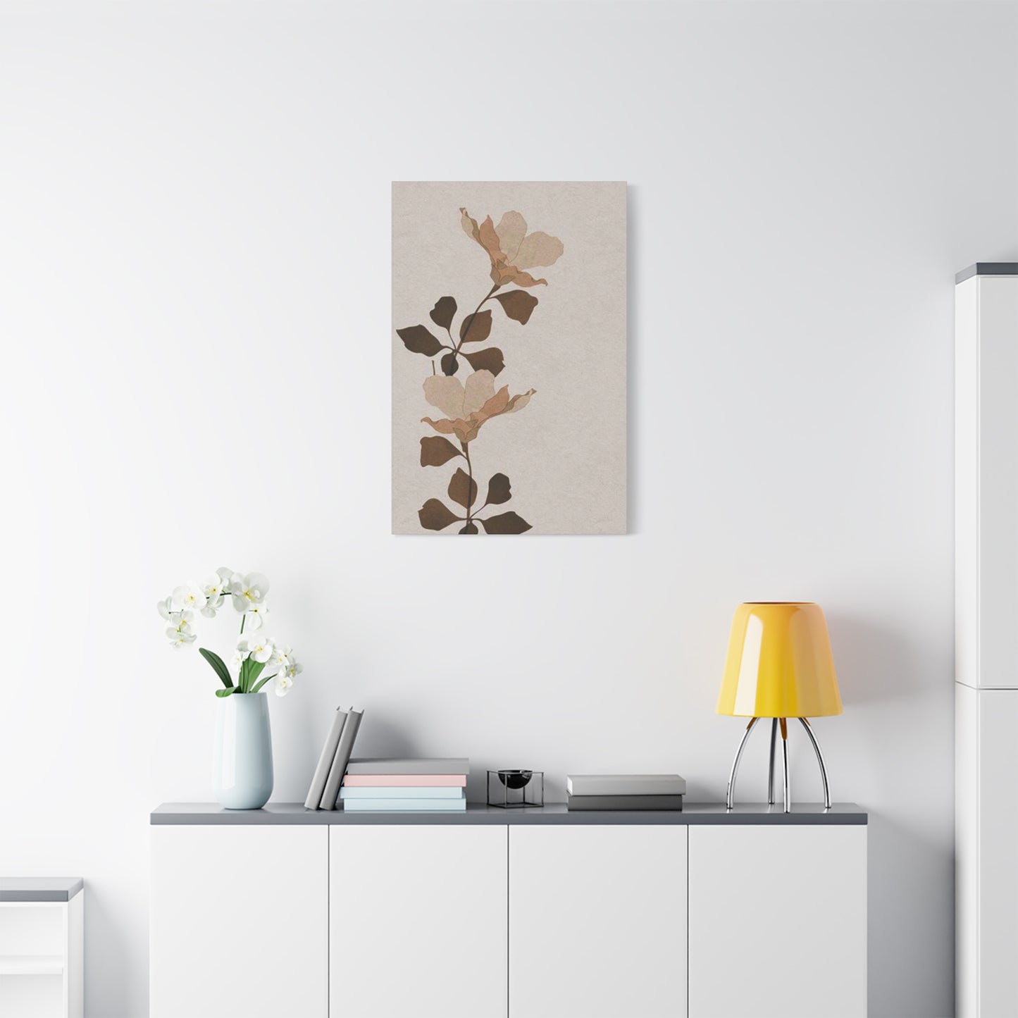 Flower Stem Entryway Wall Art & Canvas Prints