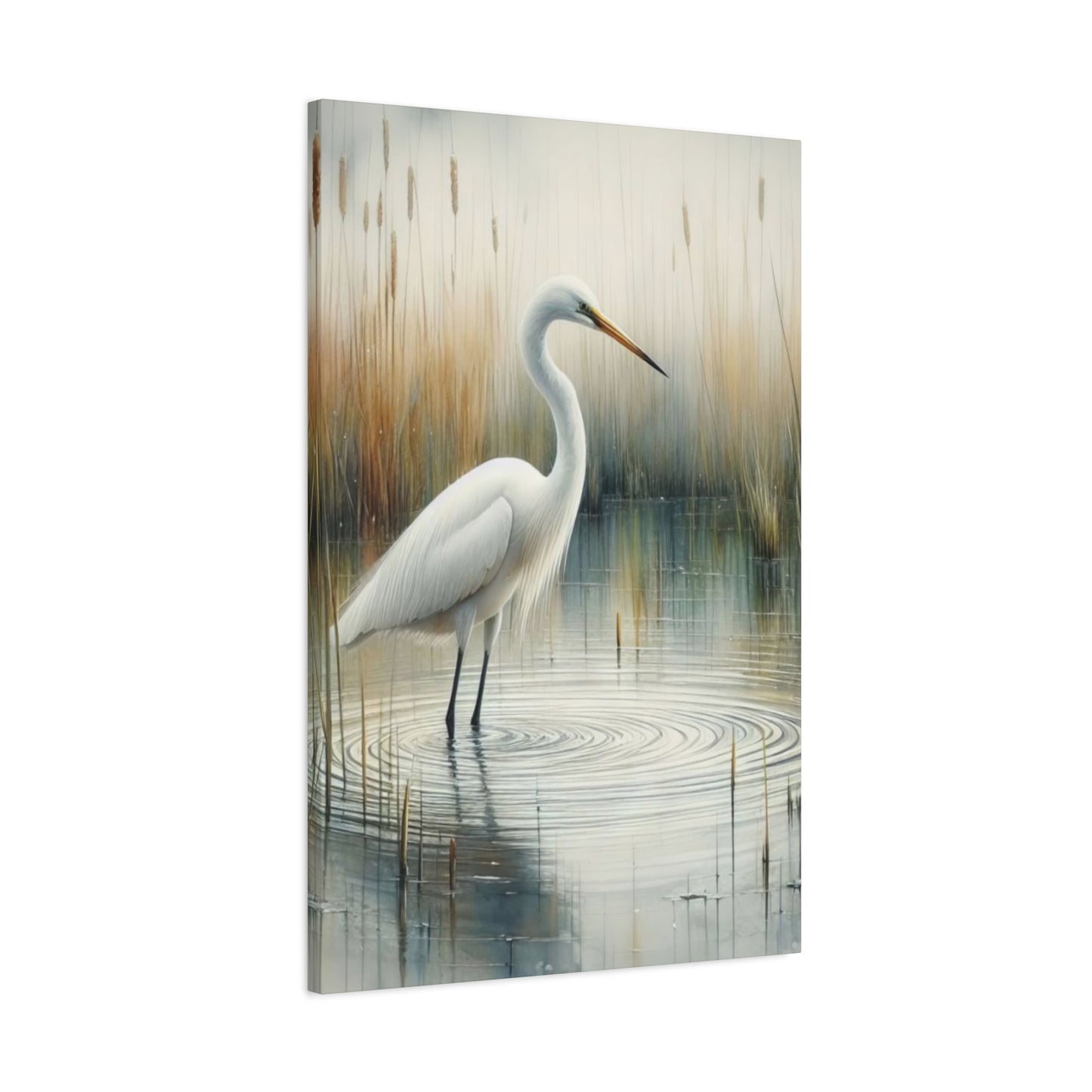 Beautiful Herons in Pond Wall Art & Canvas Prints