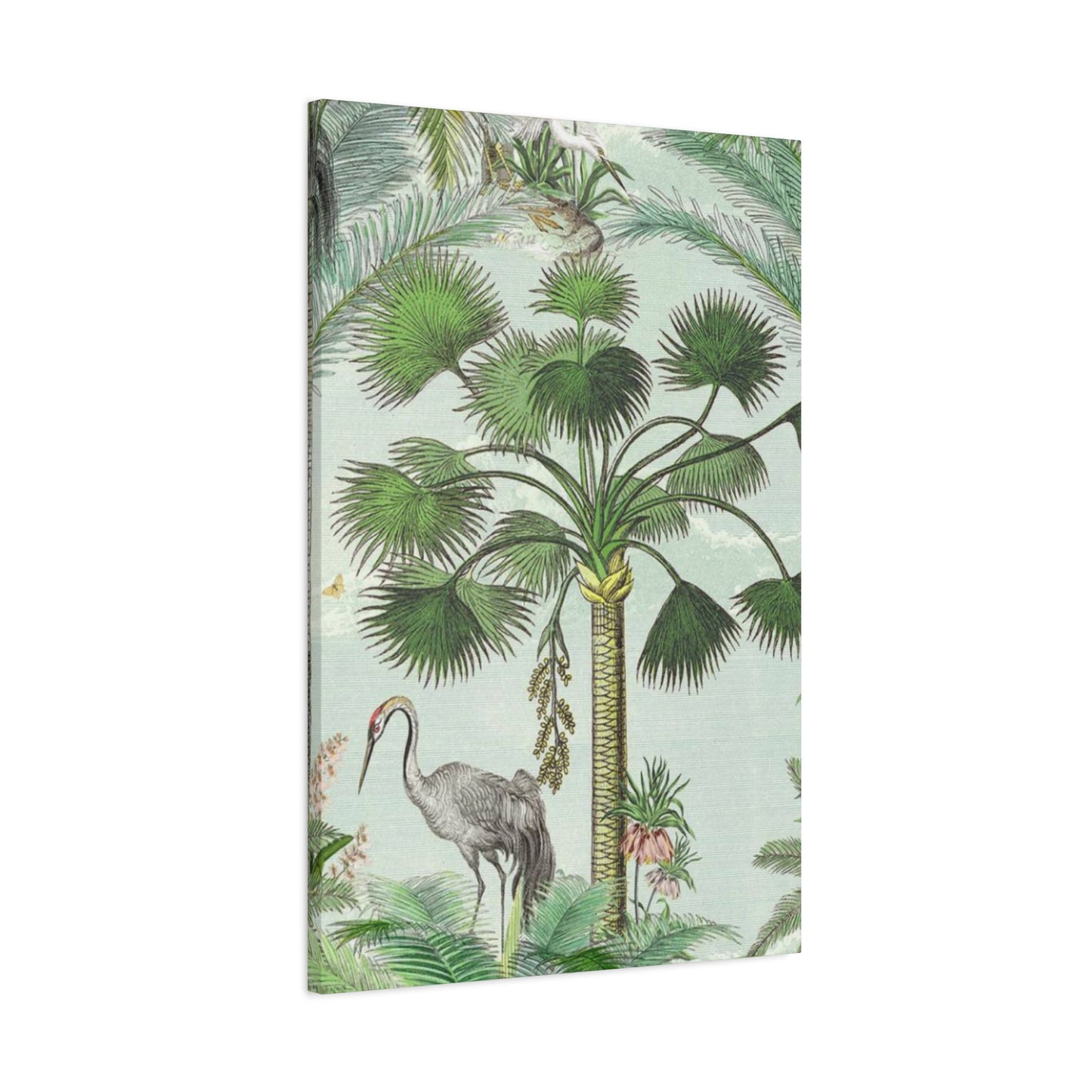 Animal & Palm Tree In Wildlife Wall Art & Canvas Prints