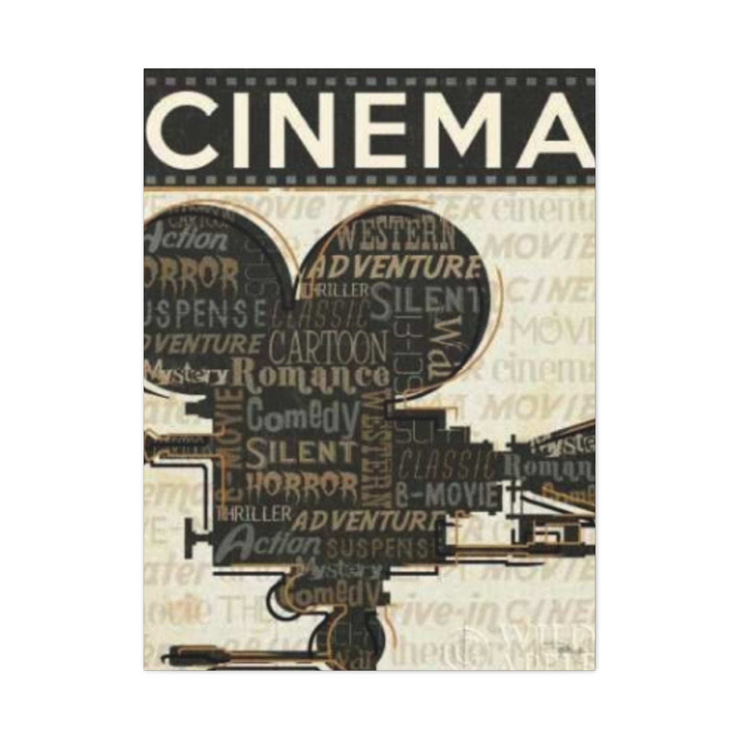 Cinema Genres Wall Art & Canvas Prints