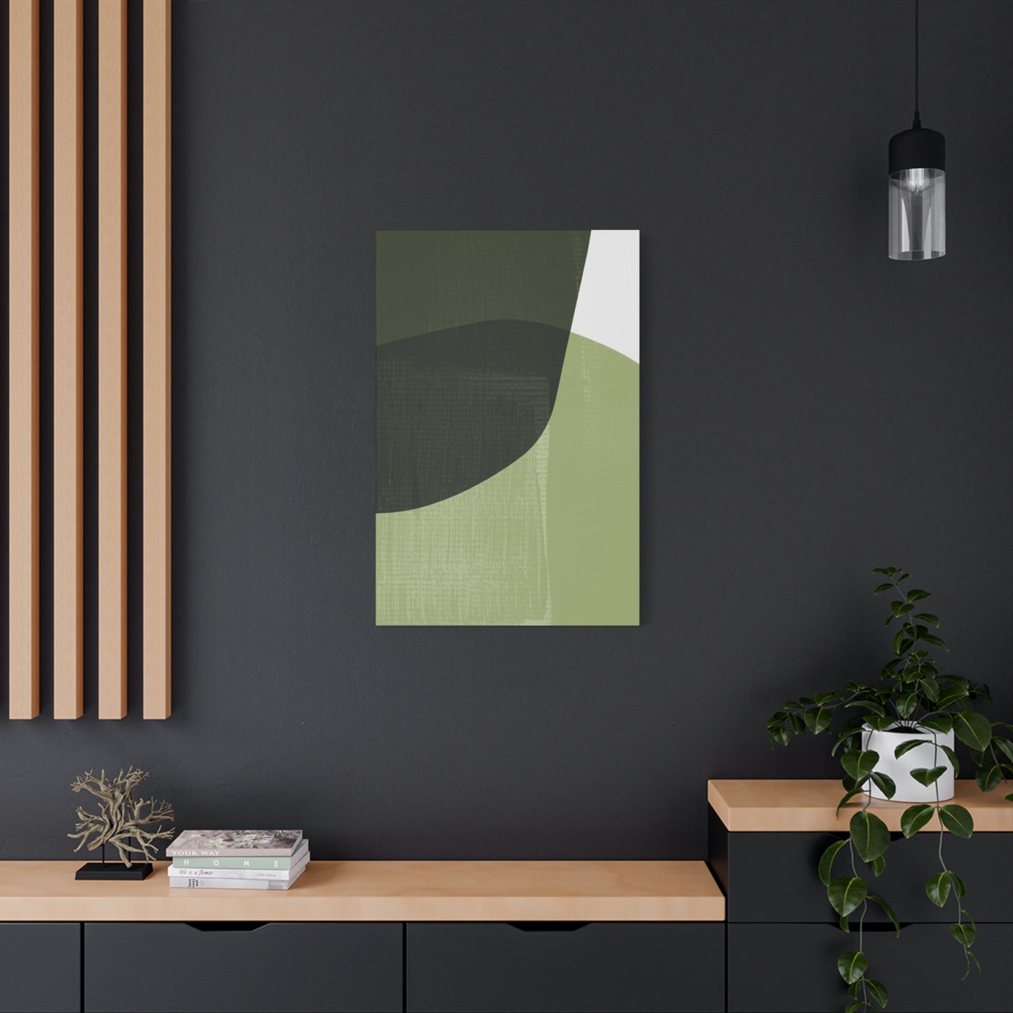 Three Shades Of Olive Green Wall Art & Canvas Prints