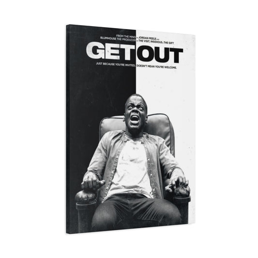 Getout Horror Movie Poster Wall Art & Canvas Prints