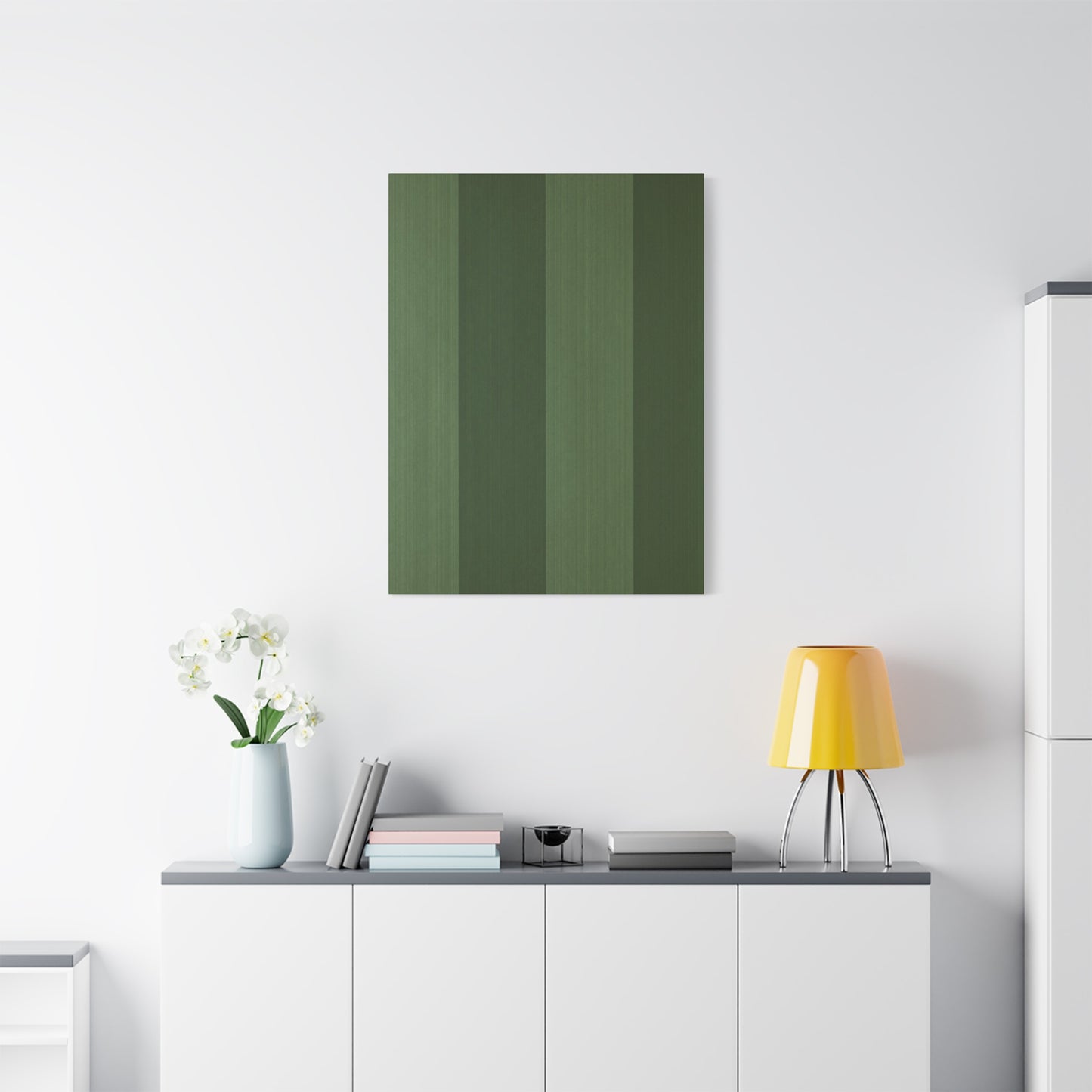 Beautiful Lines Of Olive Green Wall Art & Canvas Prints