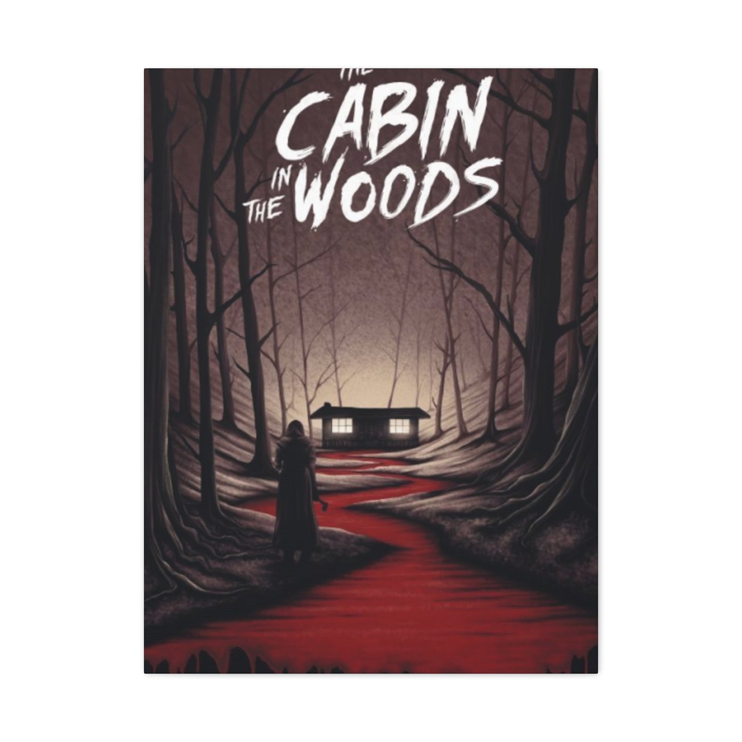 The Cabin in the Woods Horror Movie Poster Wall Art & Canvas Prints