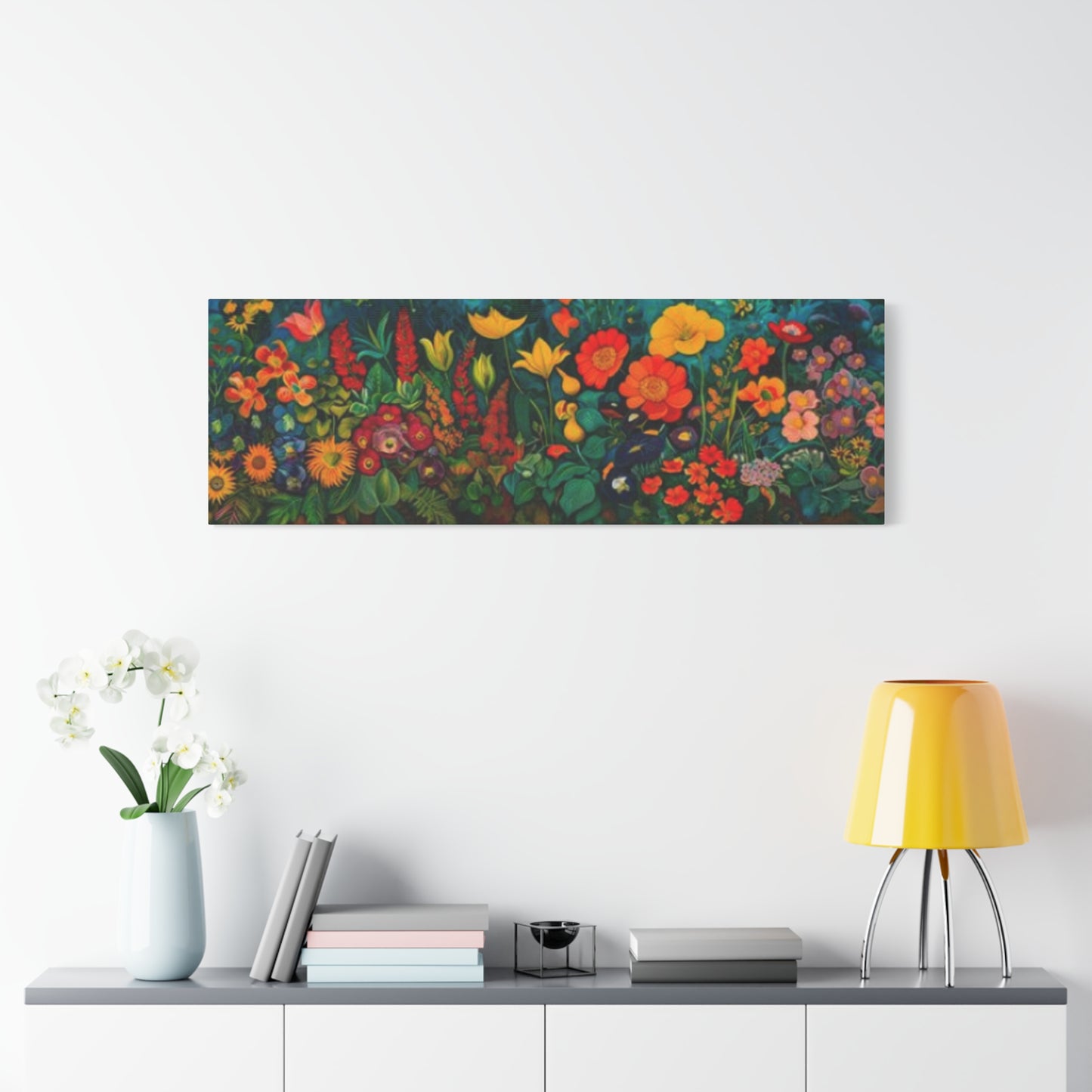 Flower Painting Panoramas Wall Art & Canvas Prints