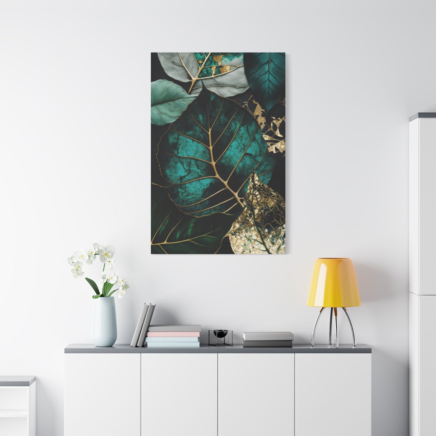 Golden Leaf Wall Art & Canvas Prints