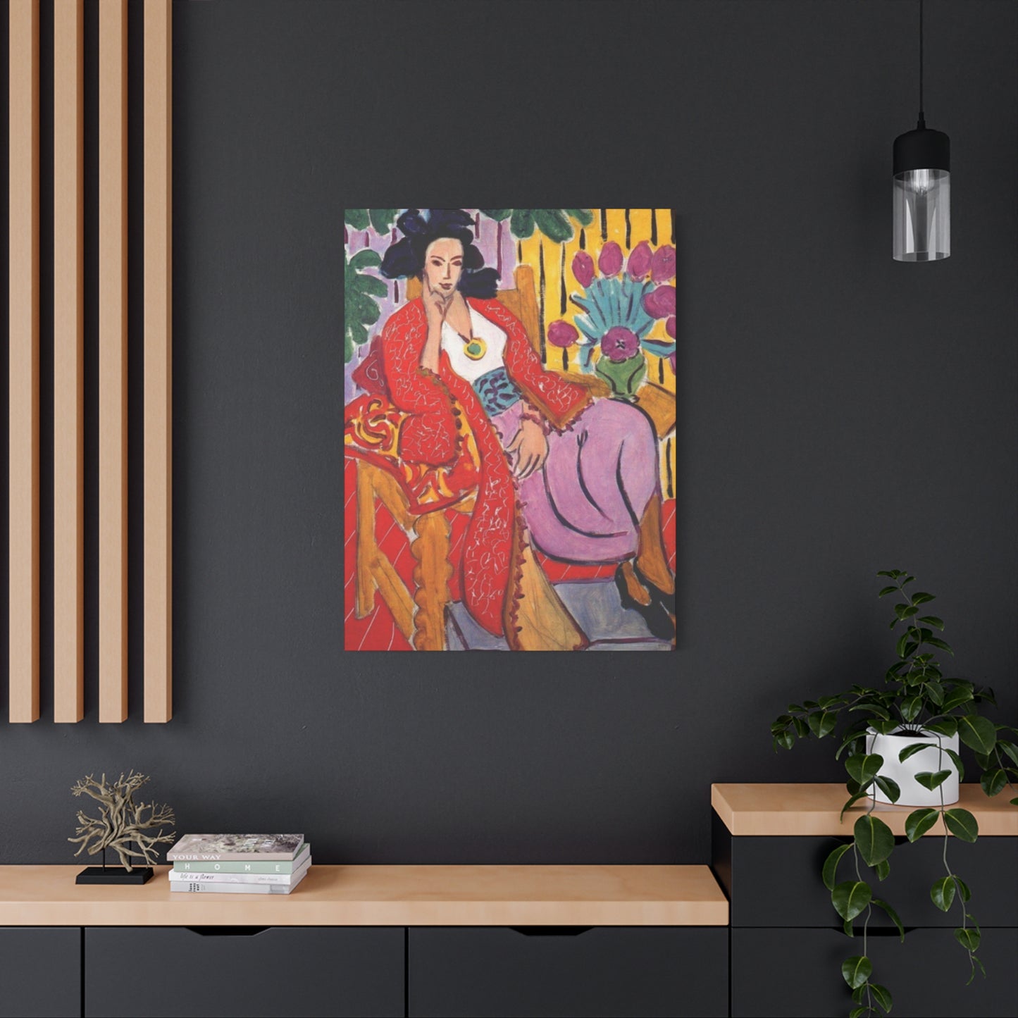 Asian King Abstract Modernism Wall Art & Canvas Prints