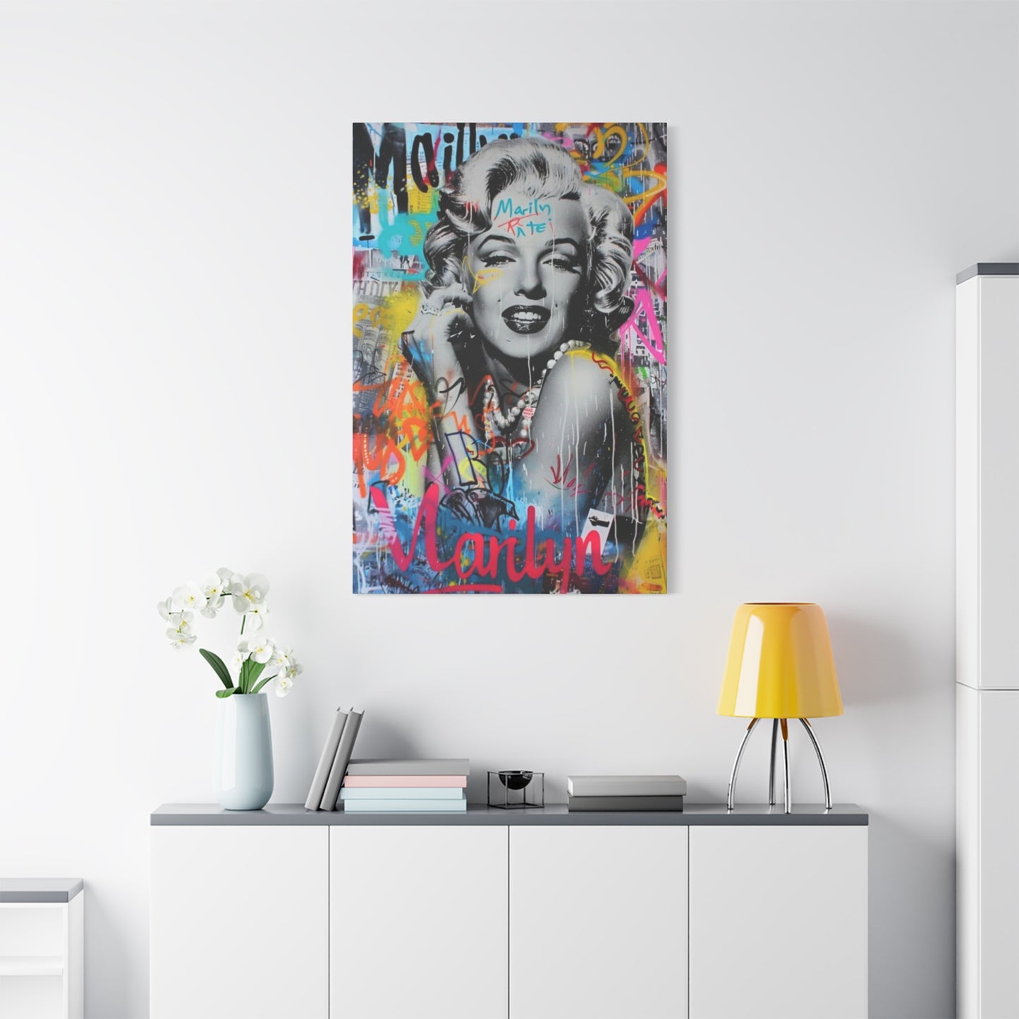 Marilyn Monroe Abstract Drawing Wall Art & Canvas Prints