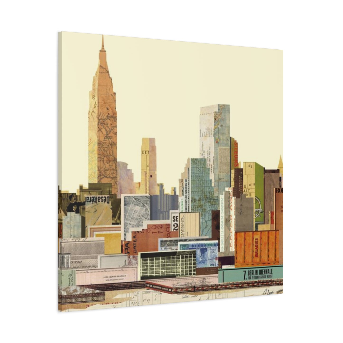 Birdview NYC Skyline Wall Art & Canvas Prints