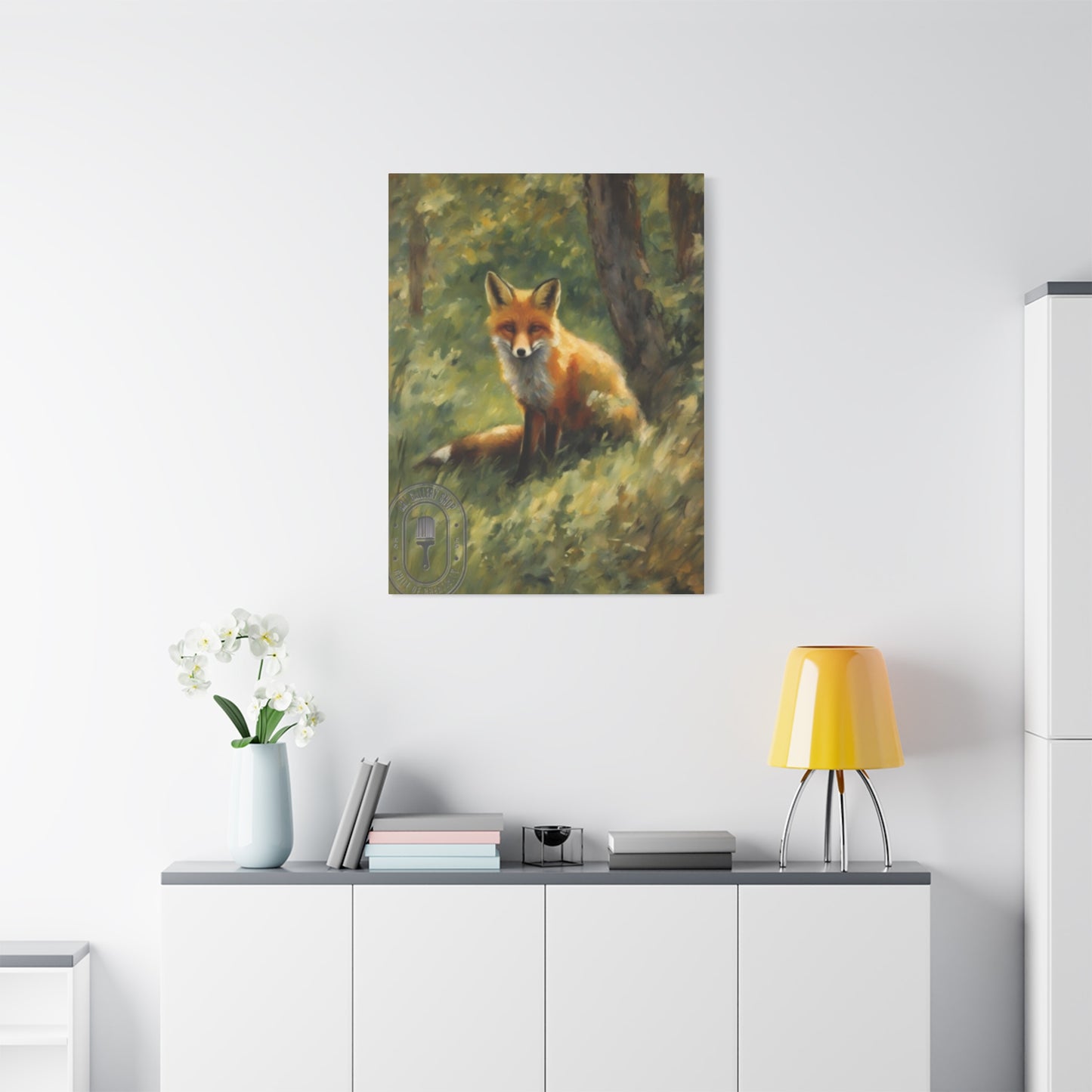 The Abstract Red Fox Portrait Wall Art & Canvas Prints