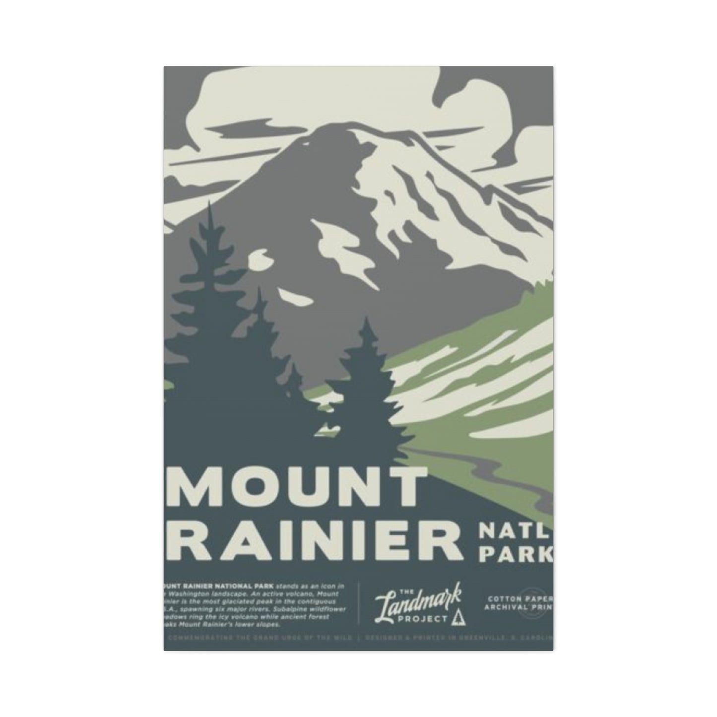 Mount Rainier The National Park Wall Art & Canvas Prints