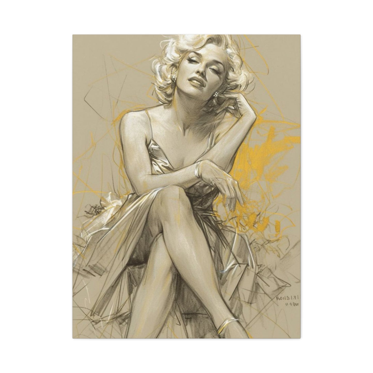 Marilyn Monroe Beautiful Poster Wall Art & Canvas Prints