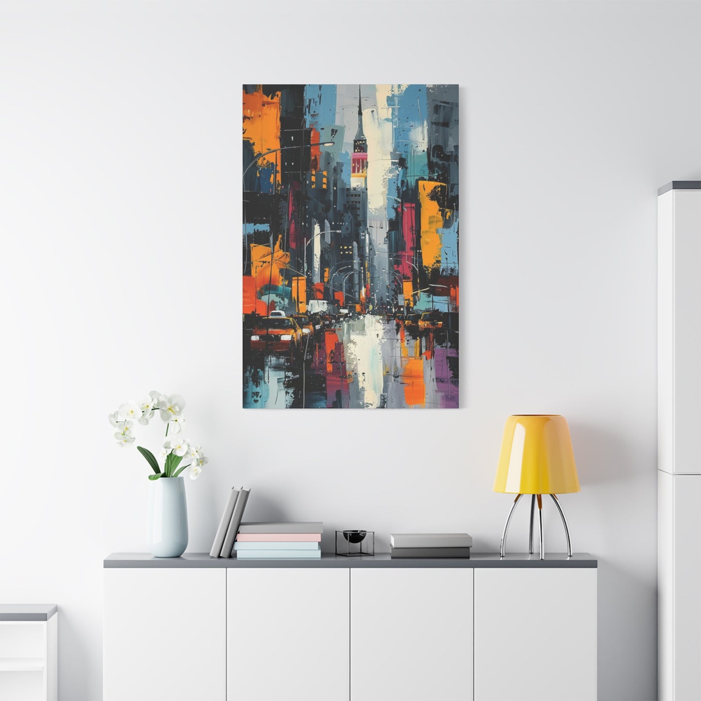 Painting Of Streets Of New York City Wall Art & Canvas Prints