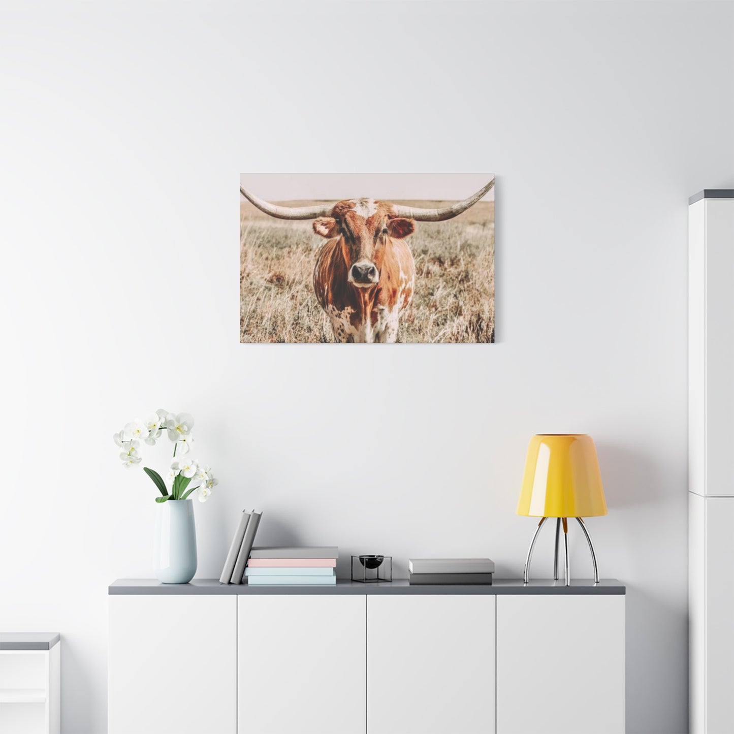 Buffalo Long Horn Wall Art & Canvas Prints