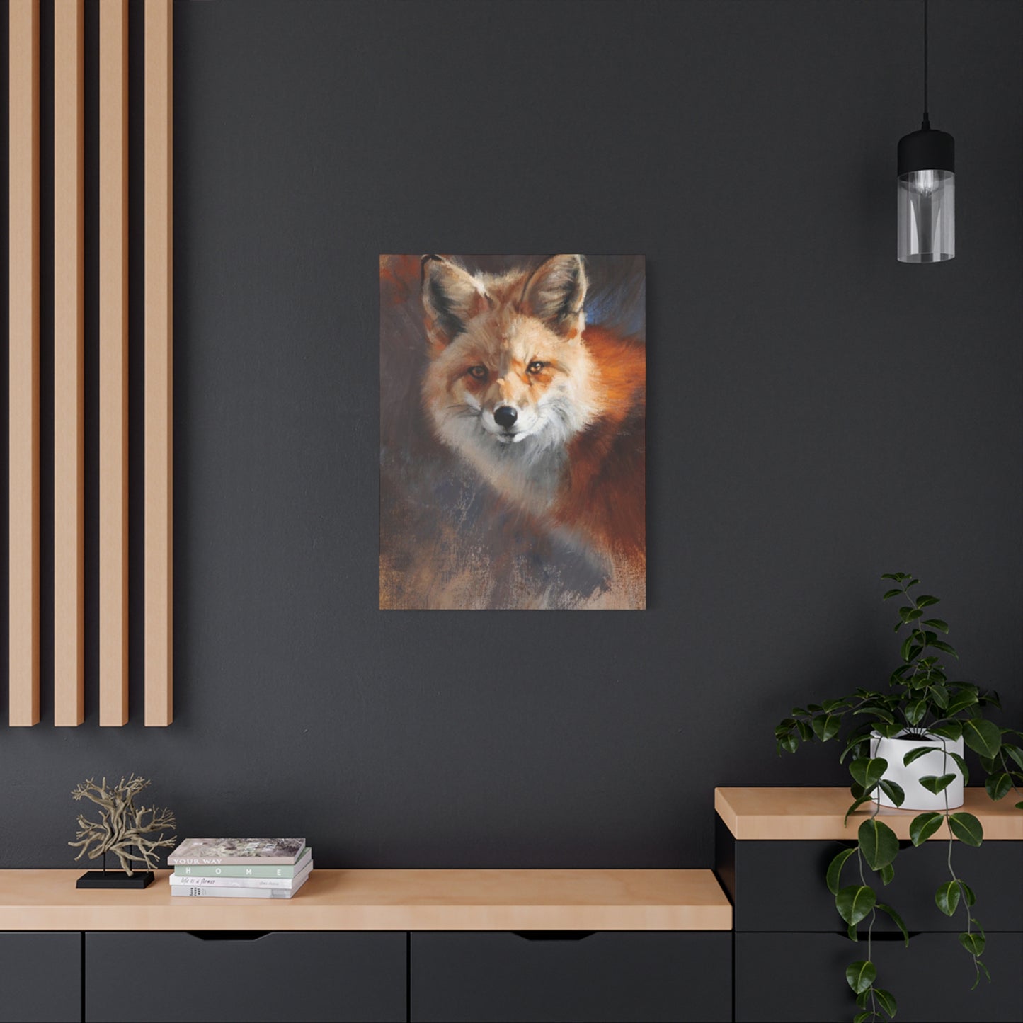 The Abstract Red Fox Portrait Wall Art & Canvas Prints