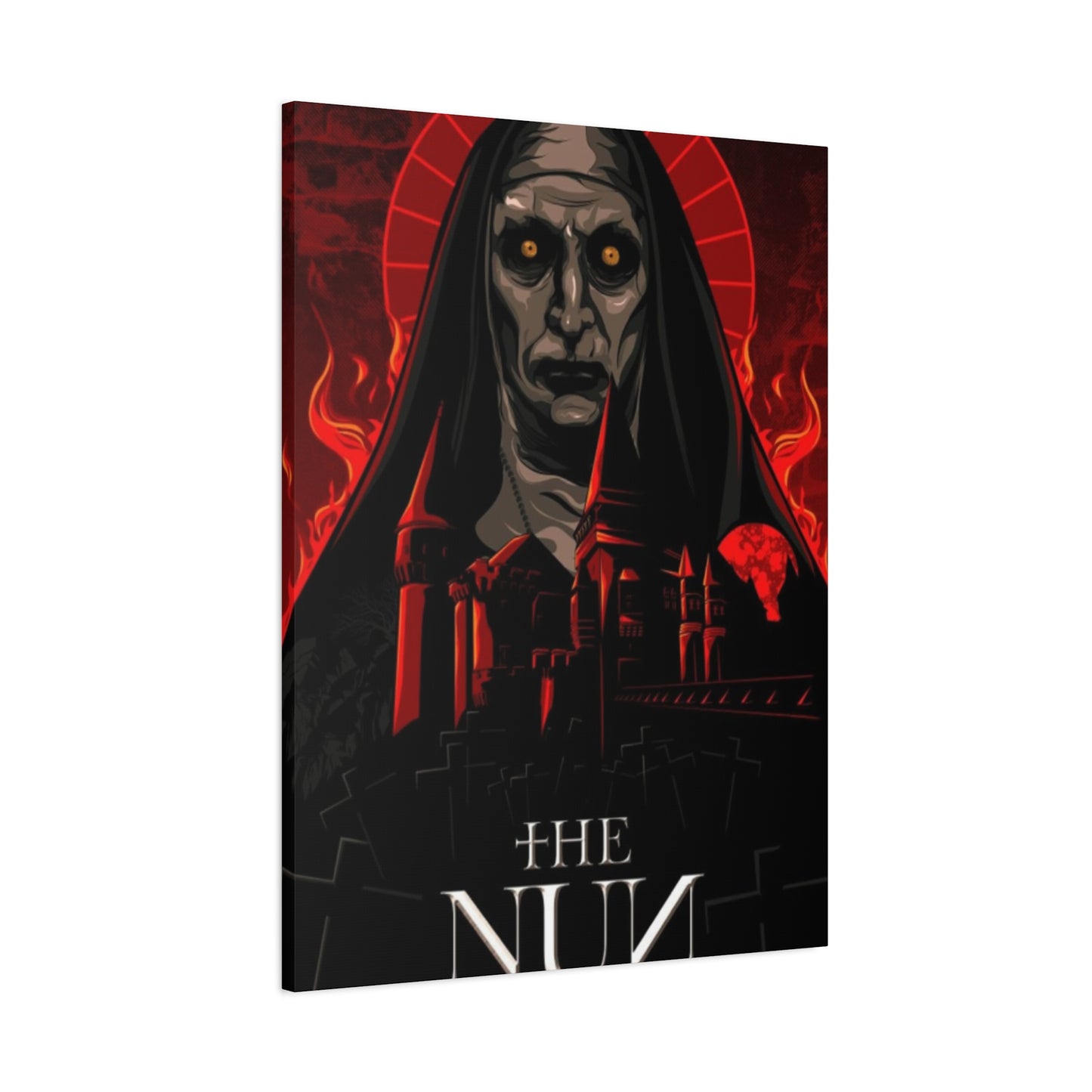 The Nun Horror Movie Poster Wall Art & Canvas Prints