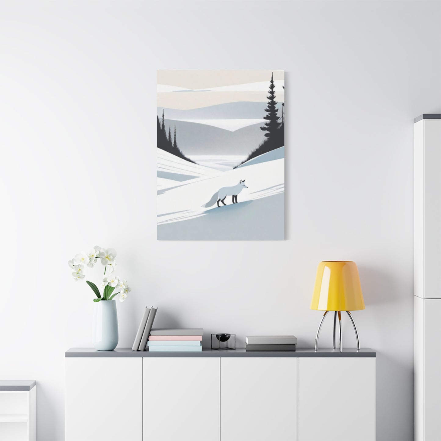 Snow Fox Wall Art & Canvas Prints