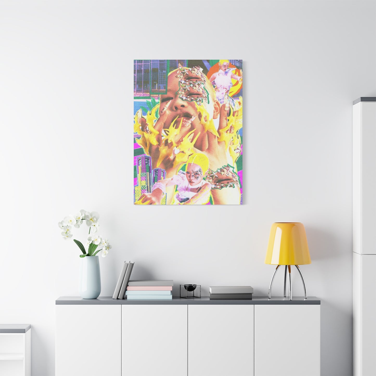 Korean Girls Painting Mixed Media Wall Art & Canvas Prints