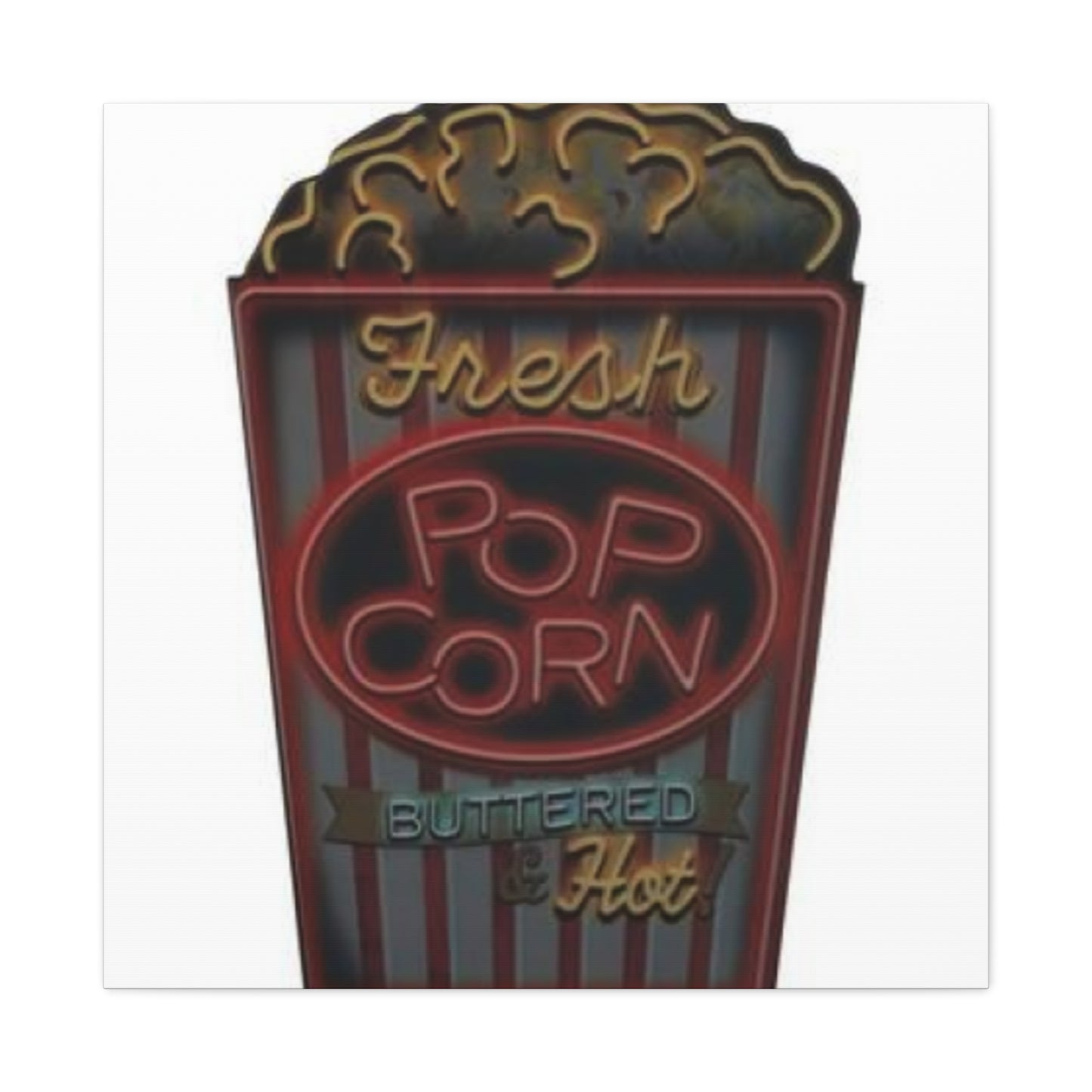 Popcorn Tub Wall Art & Canvas Prints