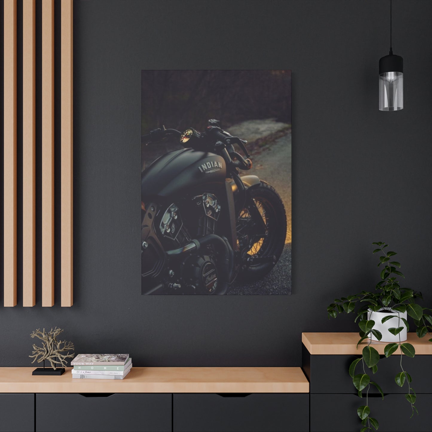 Classic Indian Motorcycle Wall Art & Canvas Prints