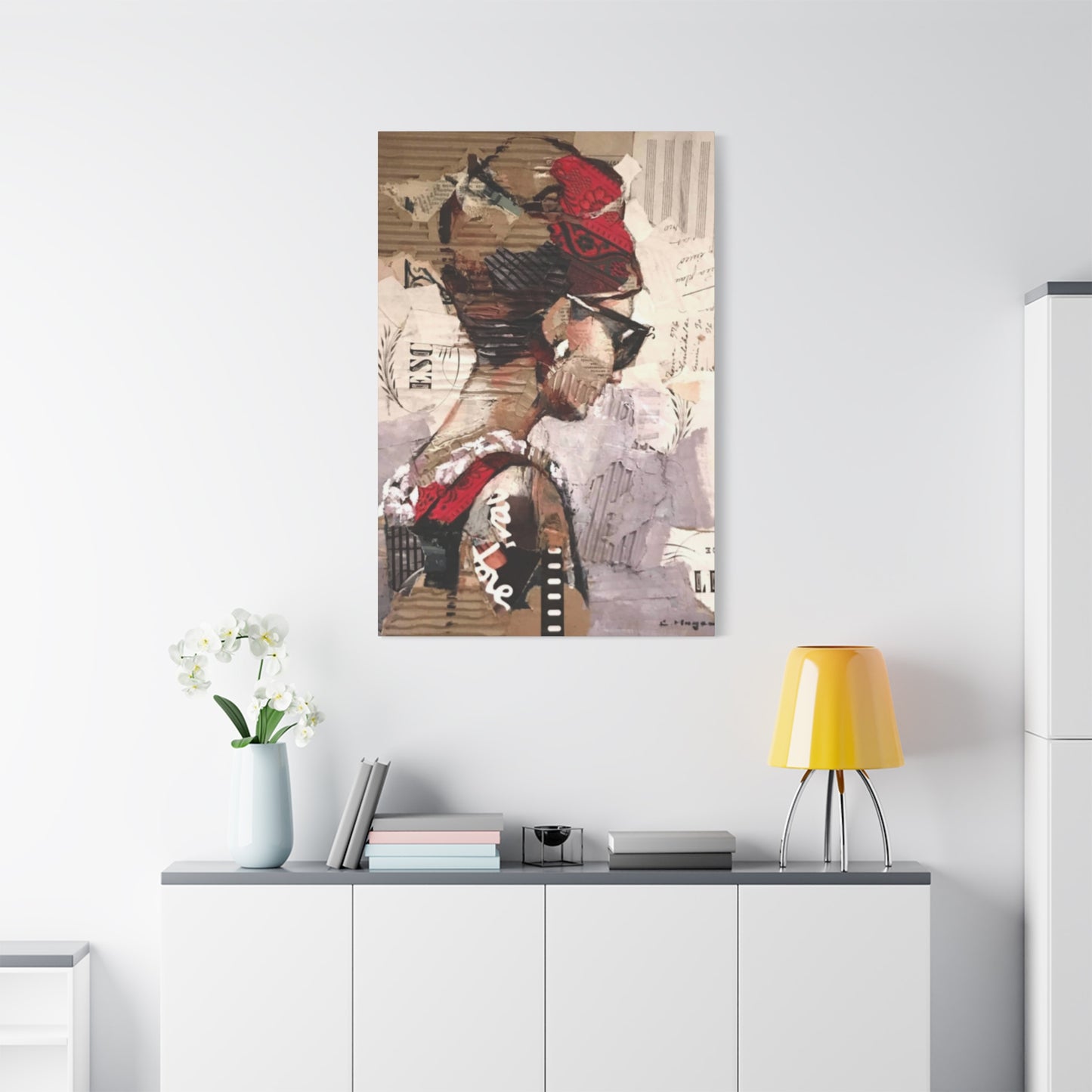 Women Abstract Mixed Media Wall Art & Canvas Prints