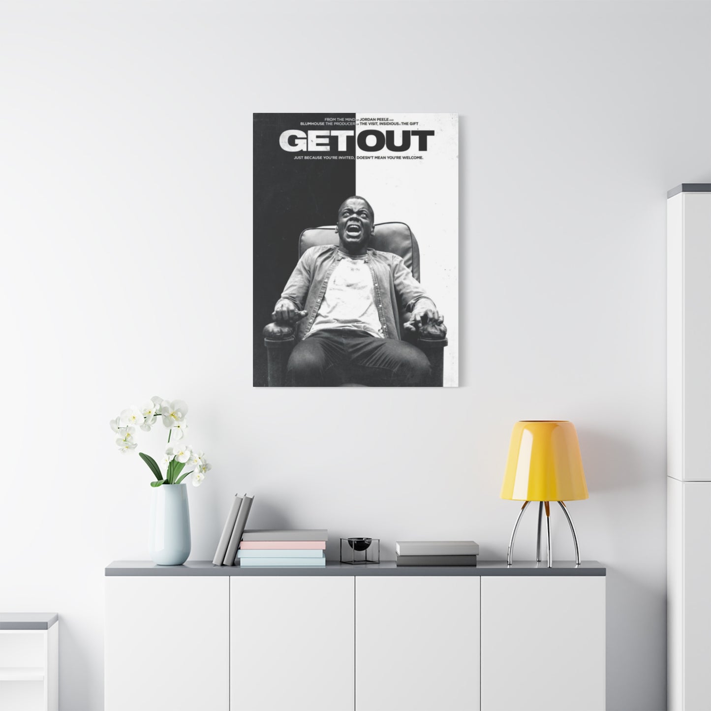 Getout Horror Movie Poster Wall Art & Canvas Prints