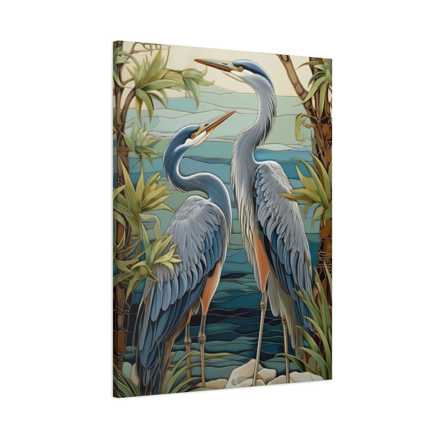 Herons in Wild Wall Art & Canvas Prints