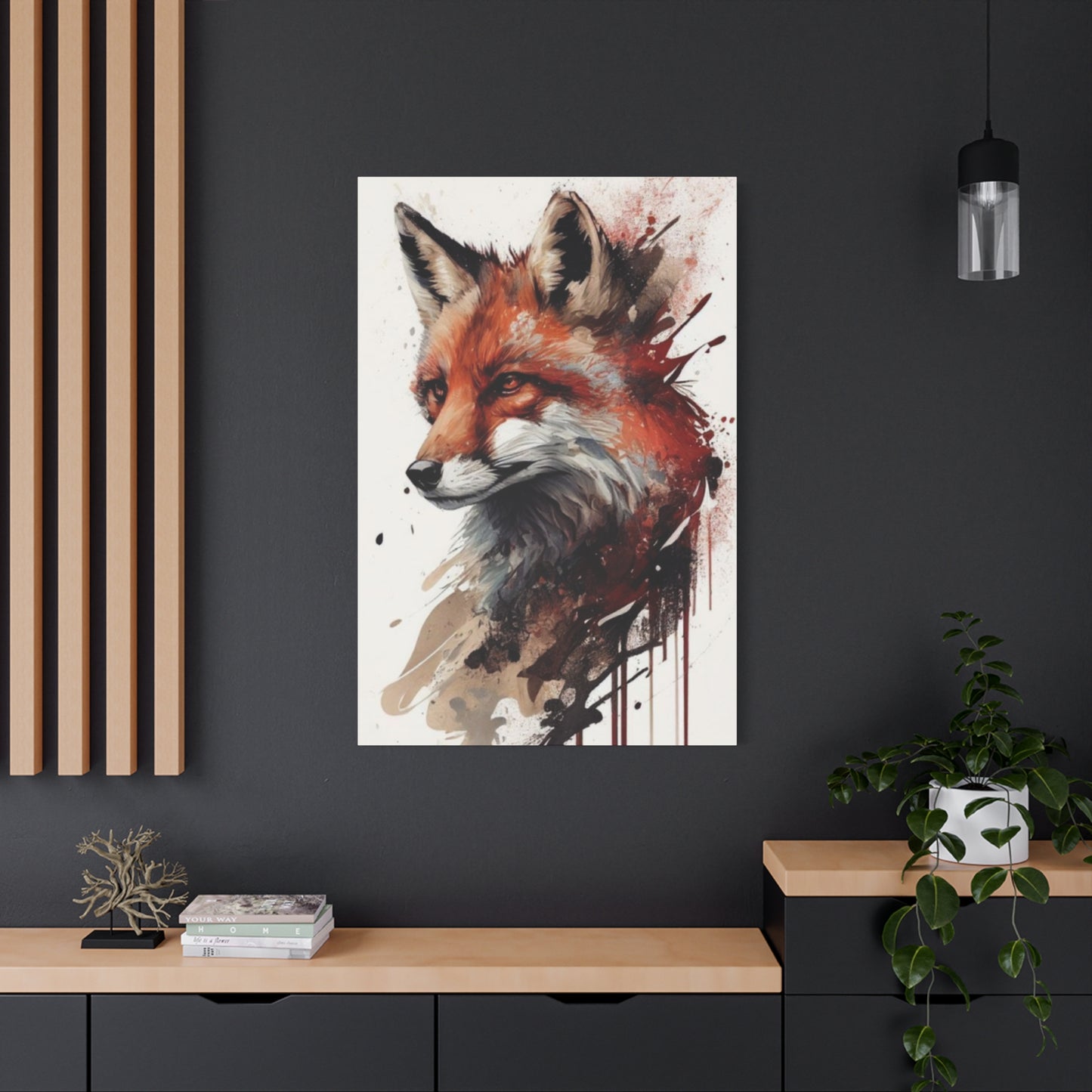 The Abstract Red Fox Wall Art & Canvas Prints