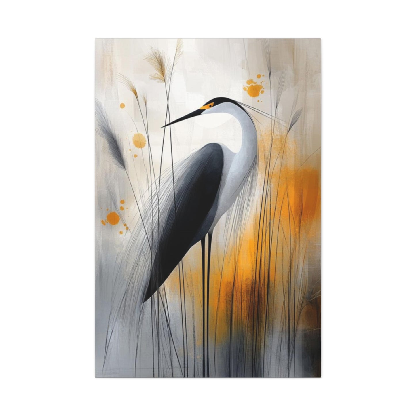 Beautiful Herons Drawing Wall Art & Canvas Prints