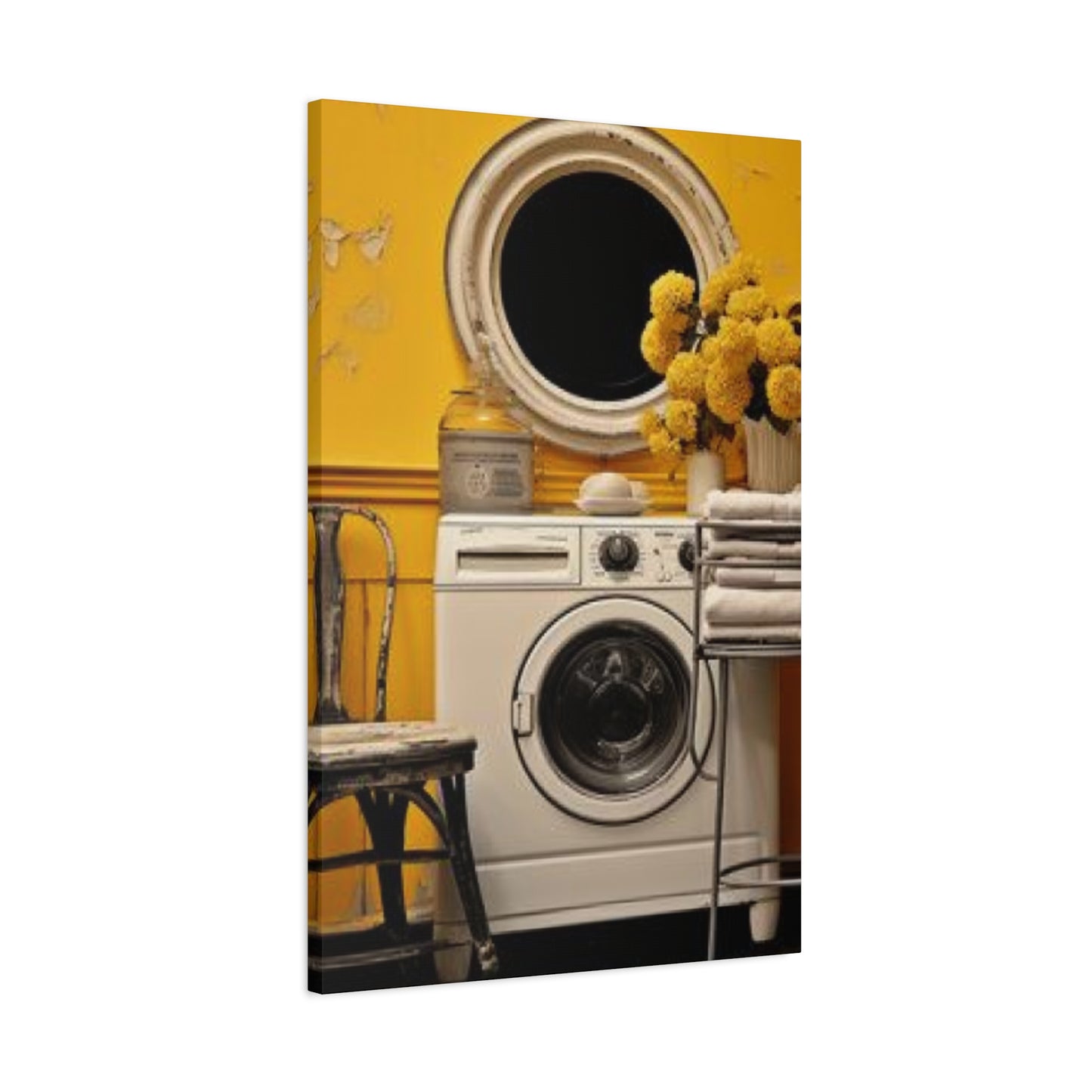 Washer in Beautiful Laundry room Wall Art & Canvas Prints