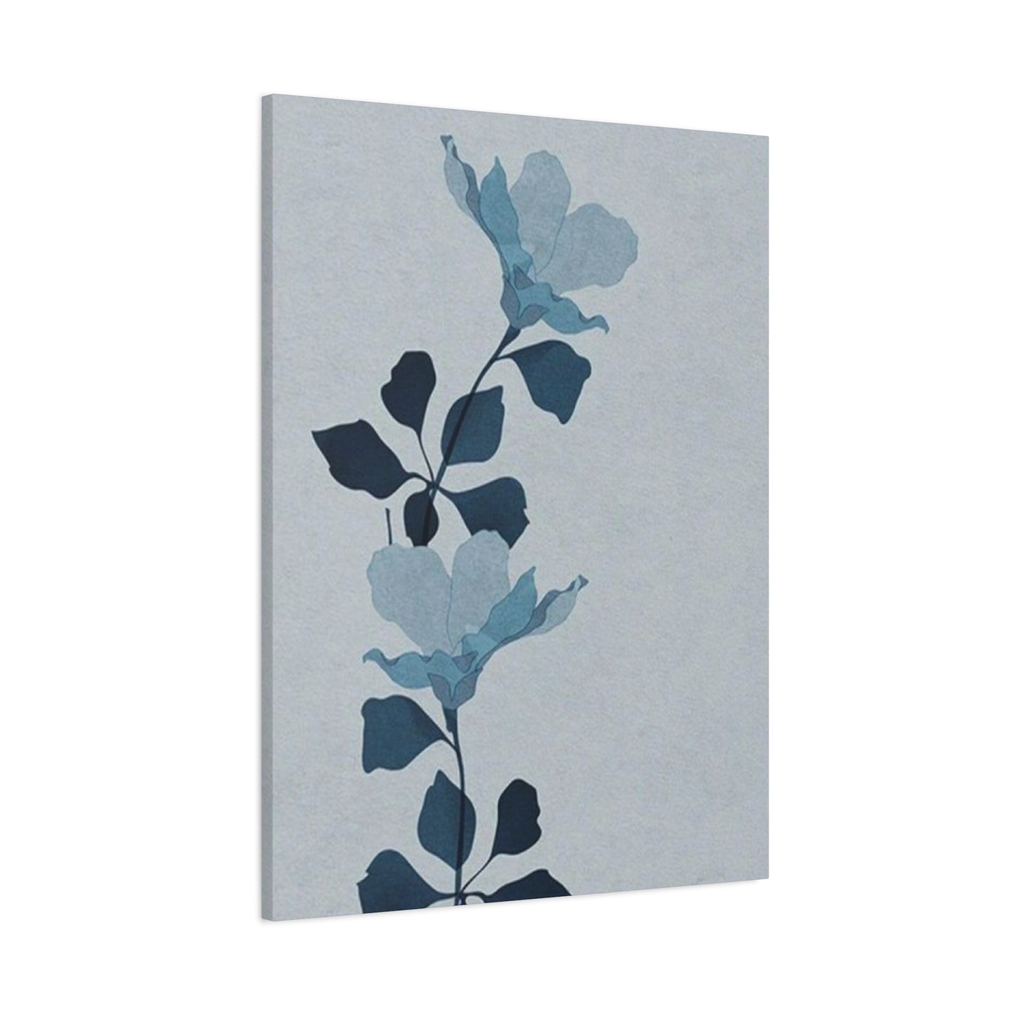 Blue Leaves Entryway Wall Art & Canvas Prints