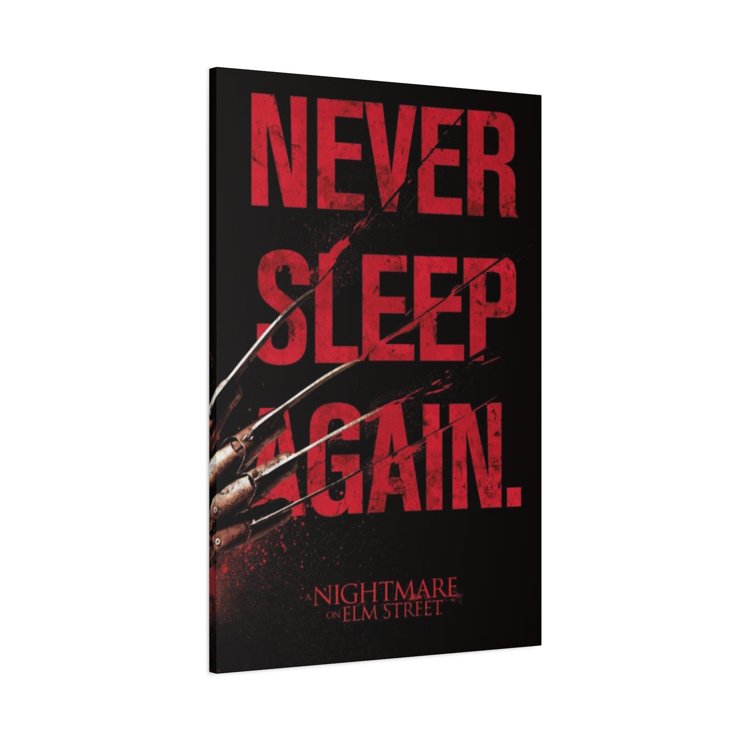 Never Sleep Again Horror Wall Art & Canvas Prints