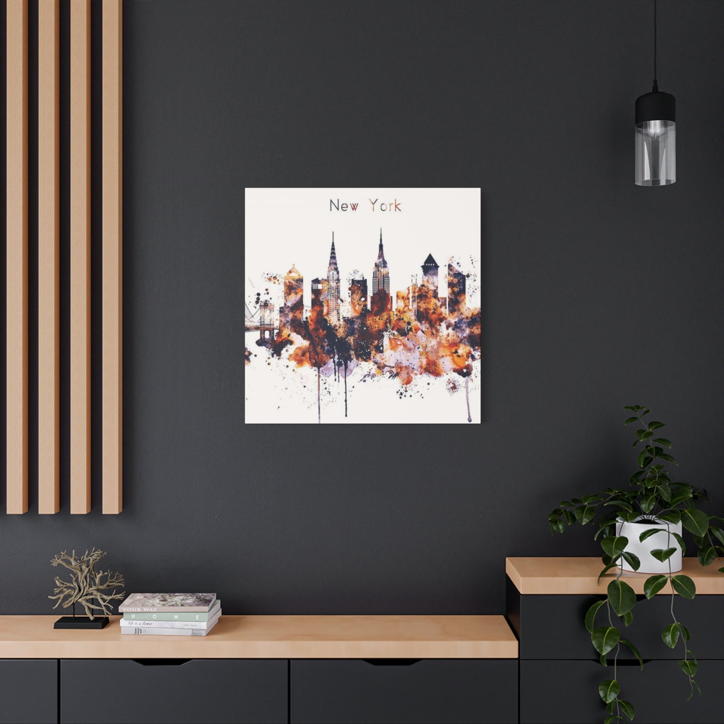 New York Skylines Drawing Wall Art & Canvas Prints