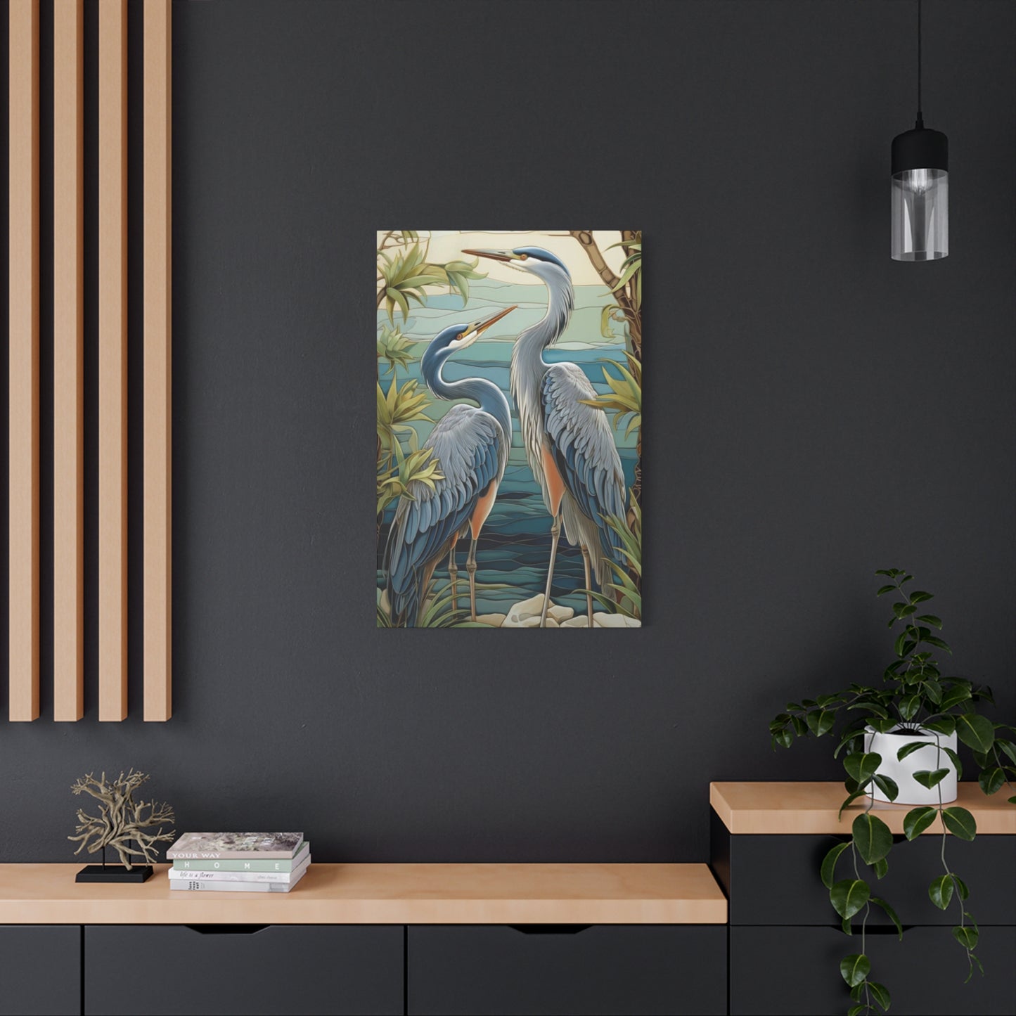 Herons in Wild Wall Art & Canvas Prints