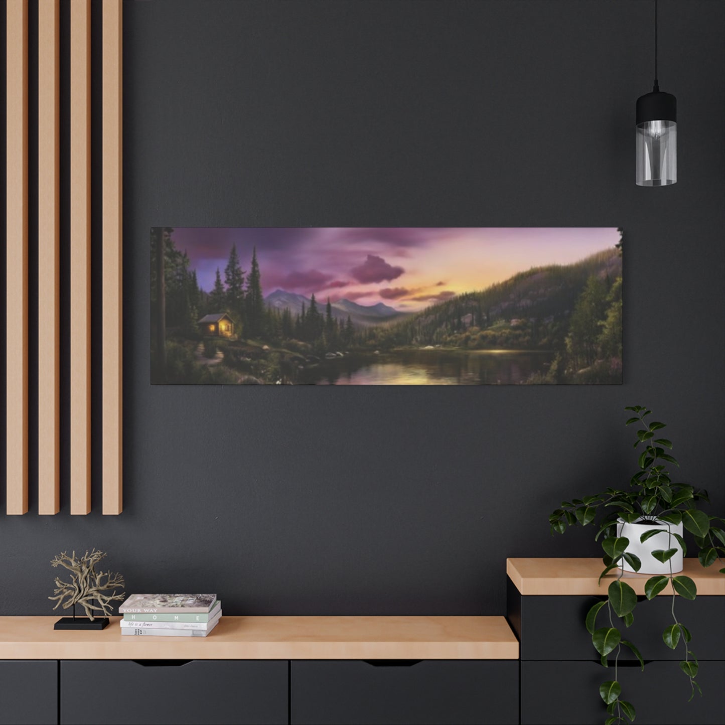 Evening In Wildlife Panoramas Wall Art & Canvas Prints