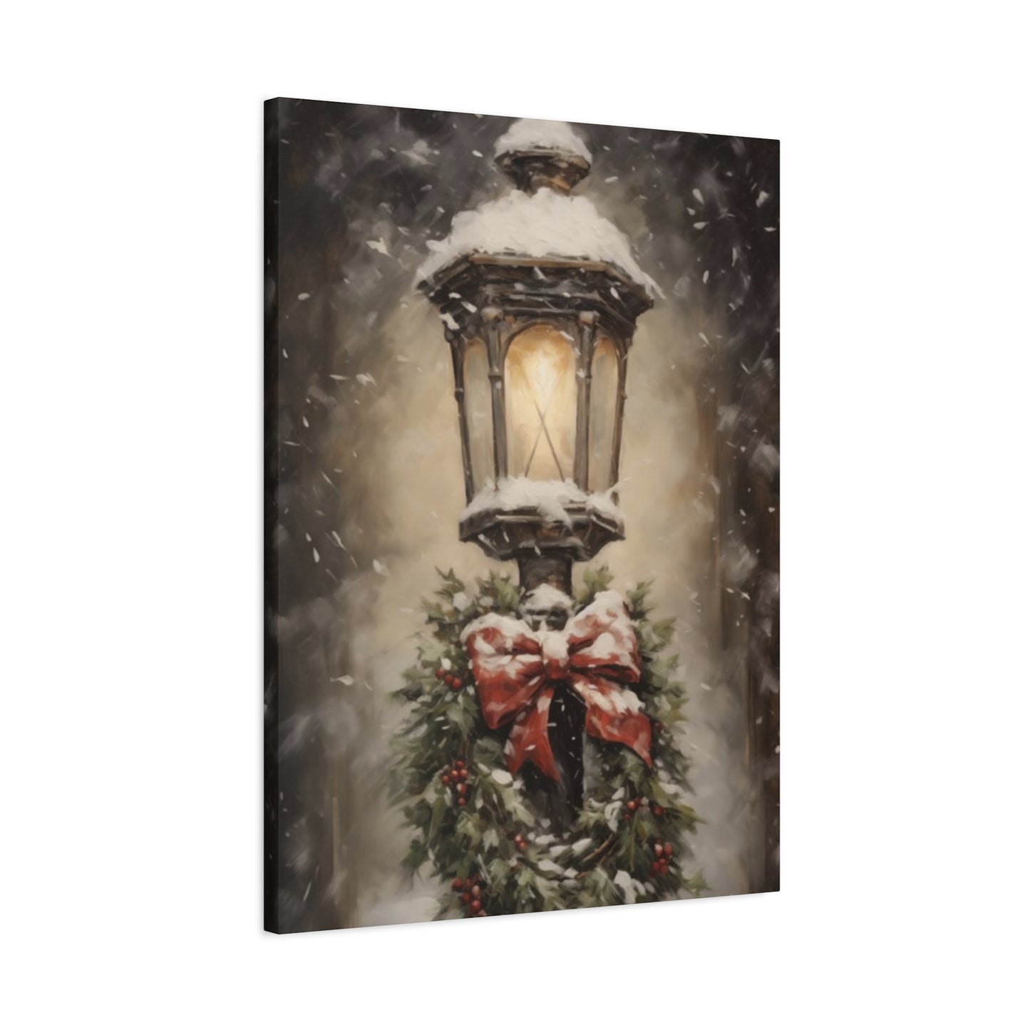 Light Pole in Winters Wall Art & Canvas Prints