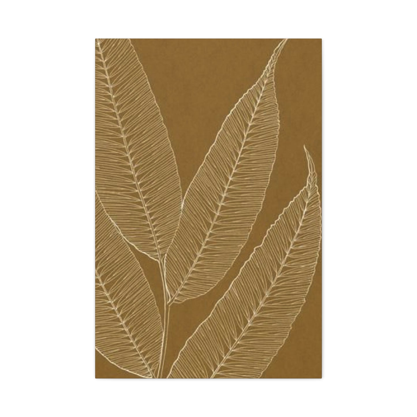 Palm Tree Brown Leaves Wall Art & Canvas Prints