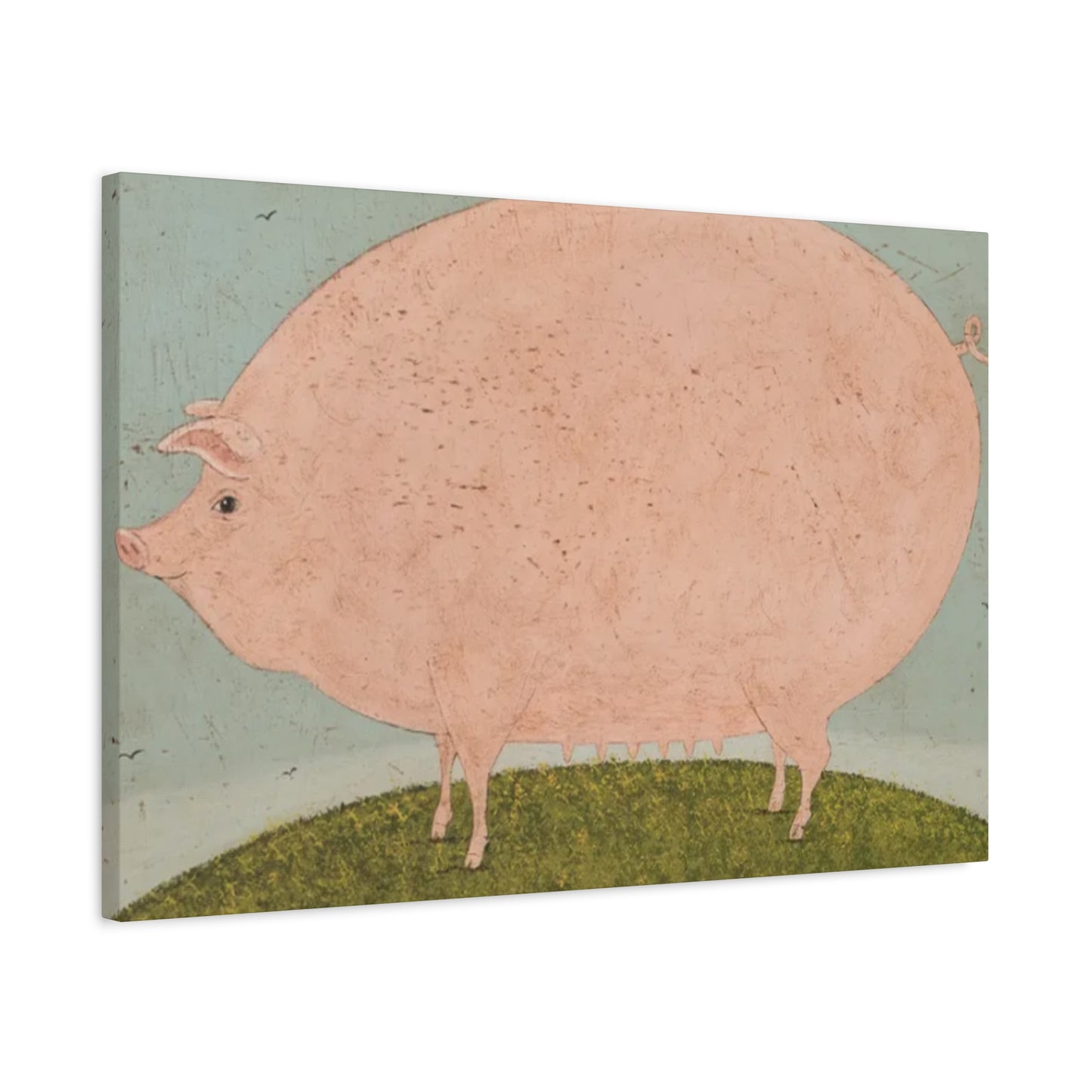 Fat Pig Kimble Warren Wall Art & Canvas Prints