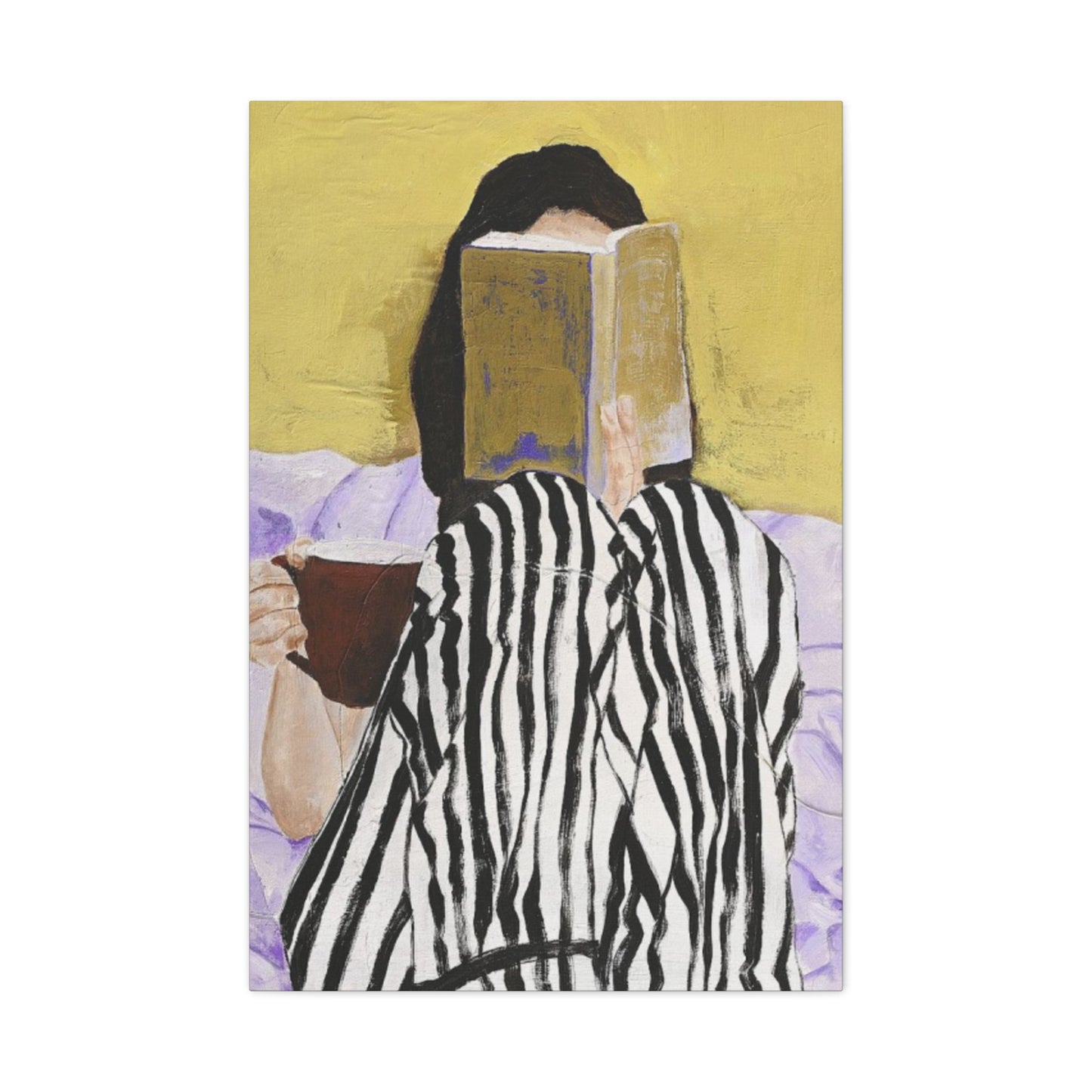 Women Reading Book Modernism Wall Art & Canvas Prints