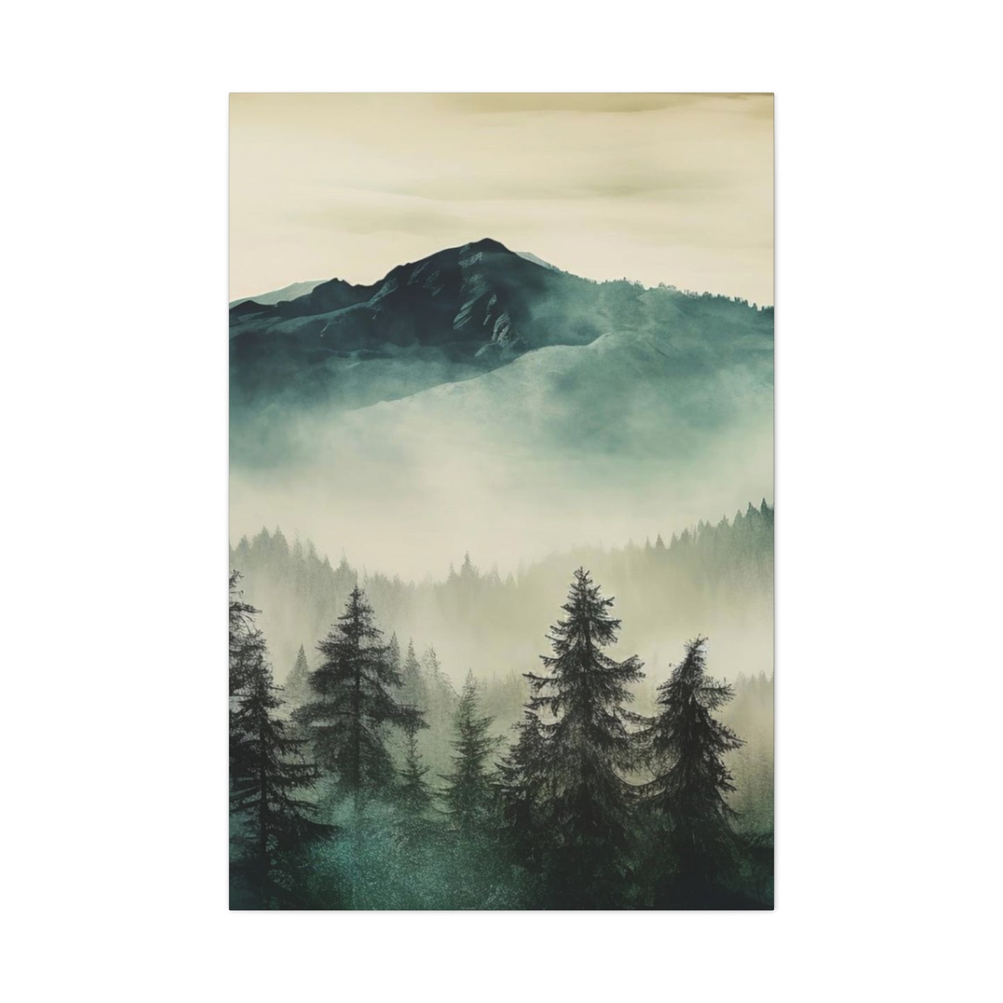 Mountain Forest Wall Art & Canvas Prints