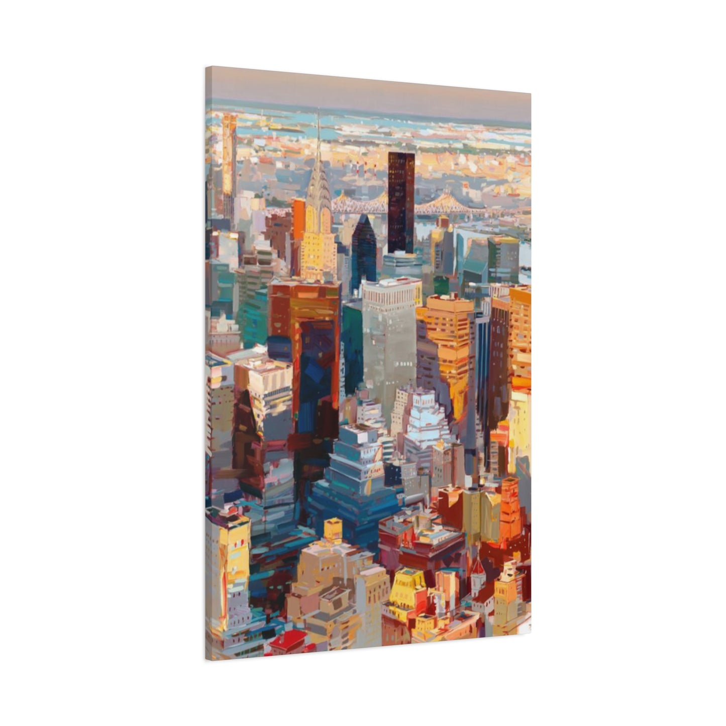 Manhattan City Skyline NYC Skylines Wall Art & Canvas Prints