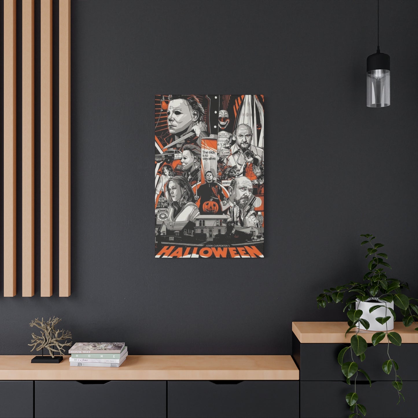 Halloween Horror Movie Poster Wall Art & Canvas Prints