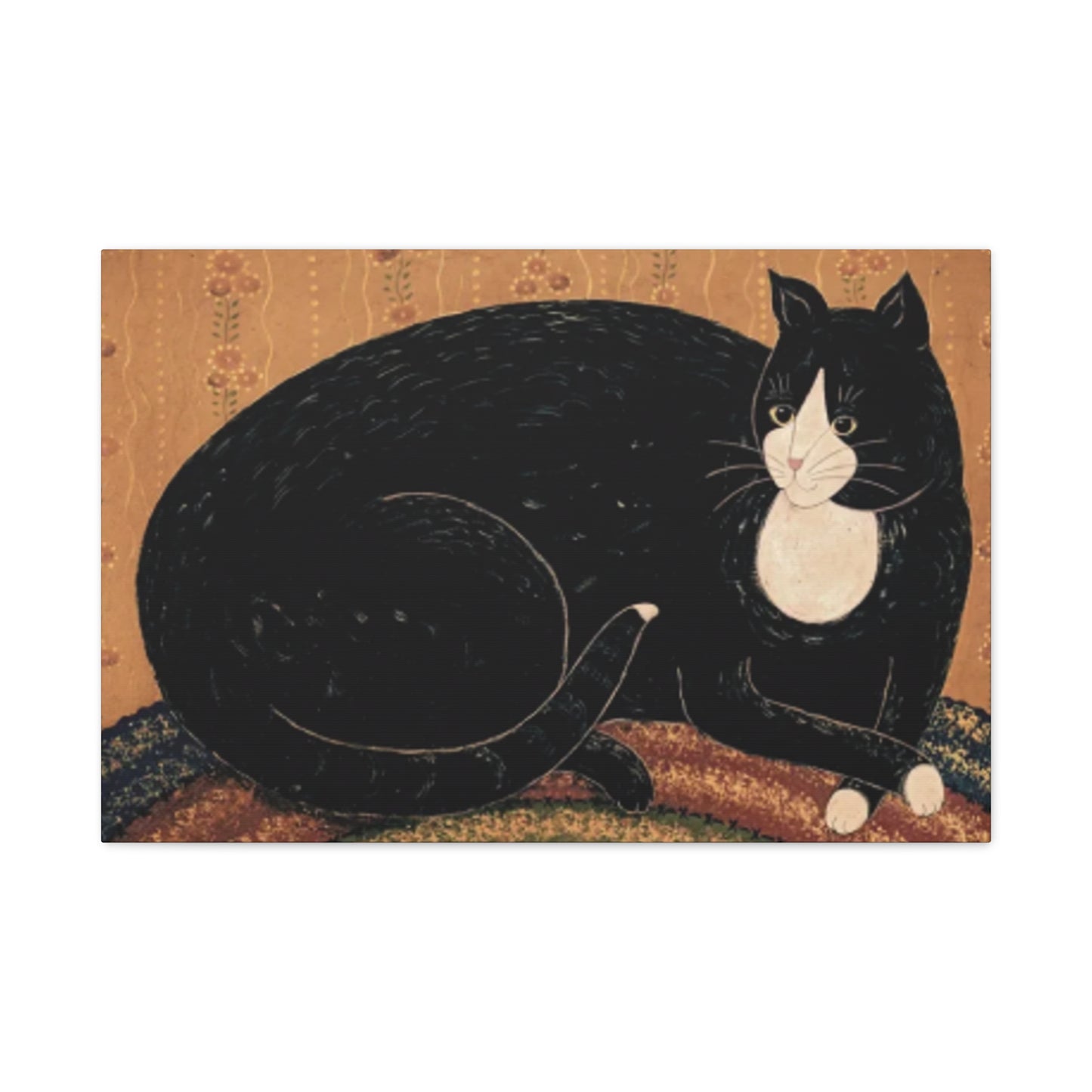 Black Fat Cat Kimble Warren Wall Art & Canvas Prints