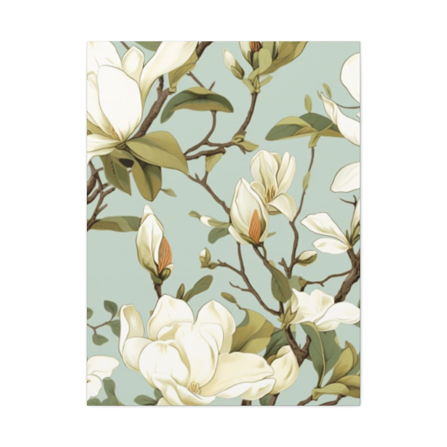 Beautiful Magnolia Baby Flower Plant Wall Art & Canvas Prints