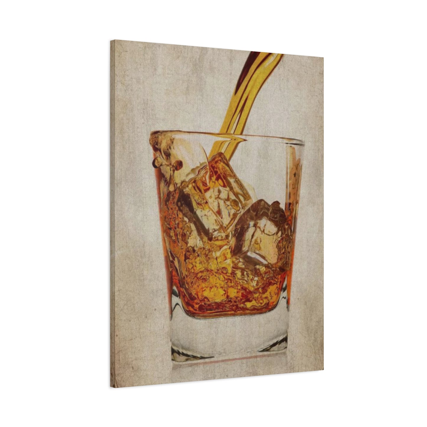 Whiskey Pouring Man Cave Decor Wall Art & Canvas Prints